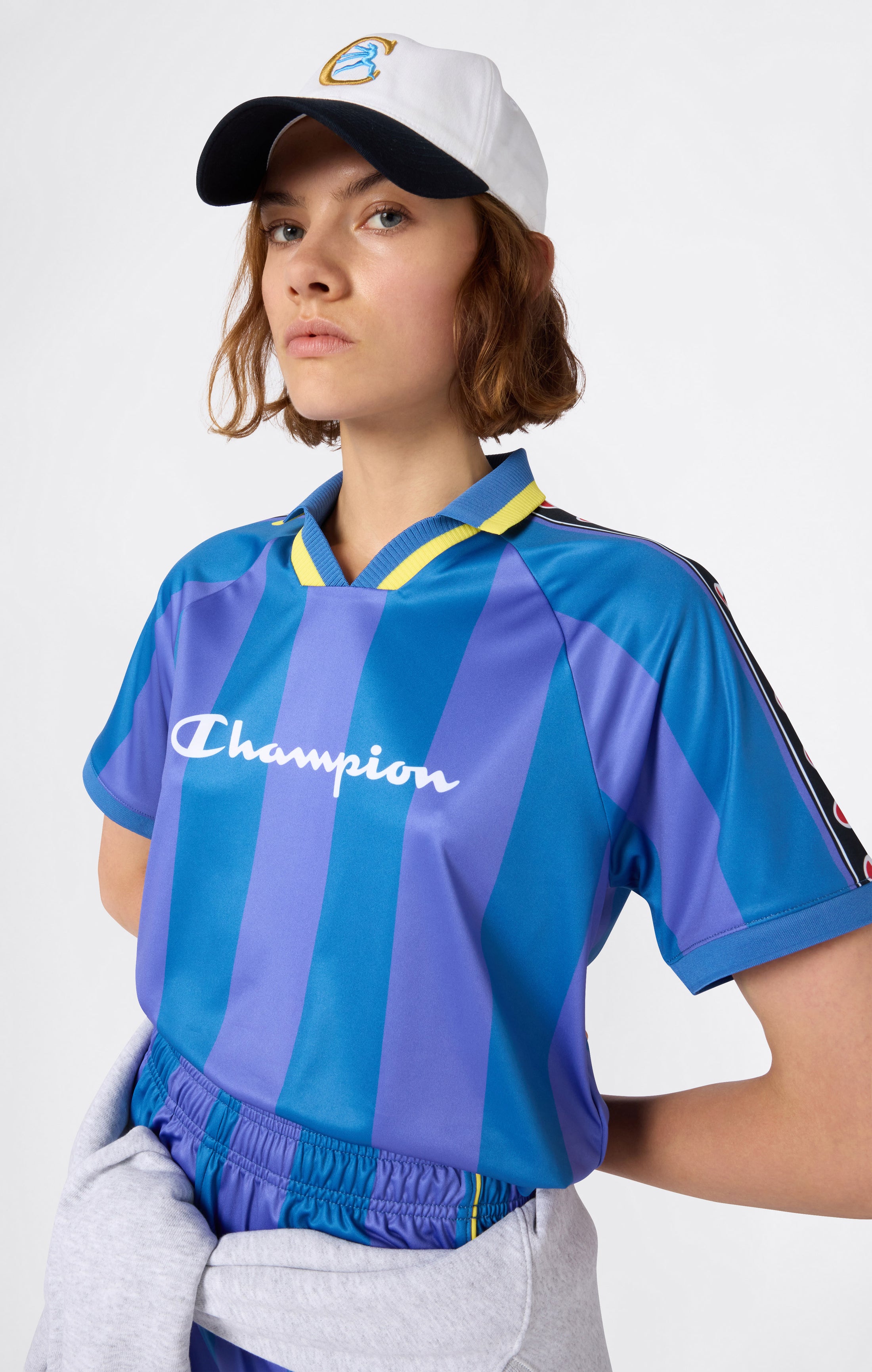 Women's V-Neck Polo T-Shirt Sport Heritage