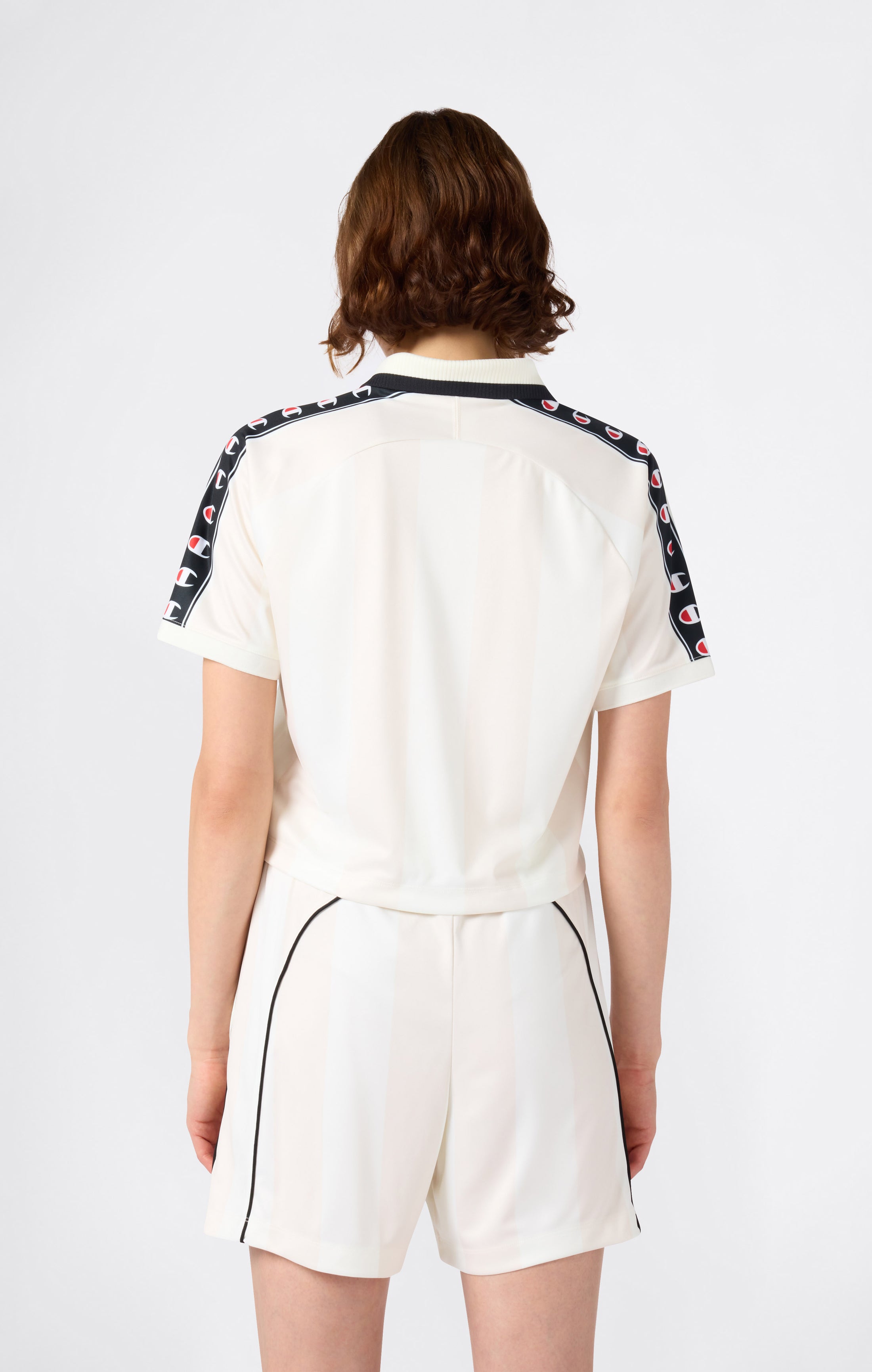 Women's V-Neck Polo T-Shirt Sport Heritage