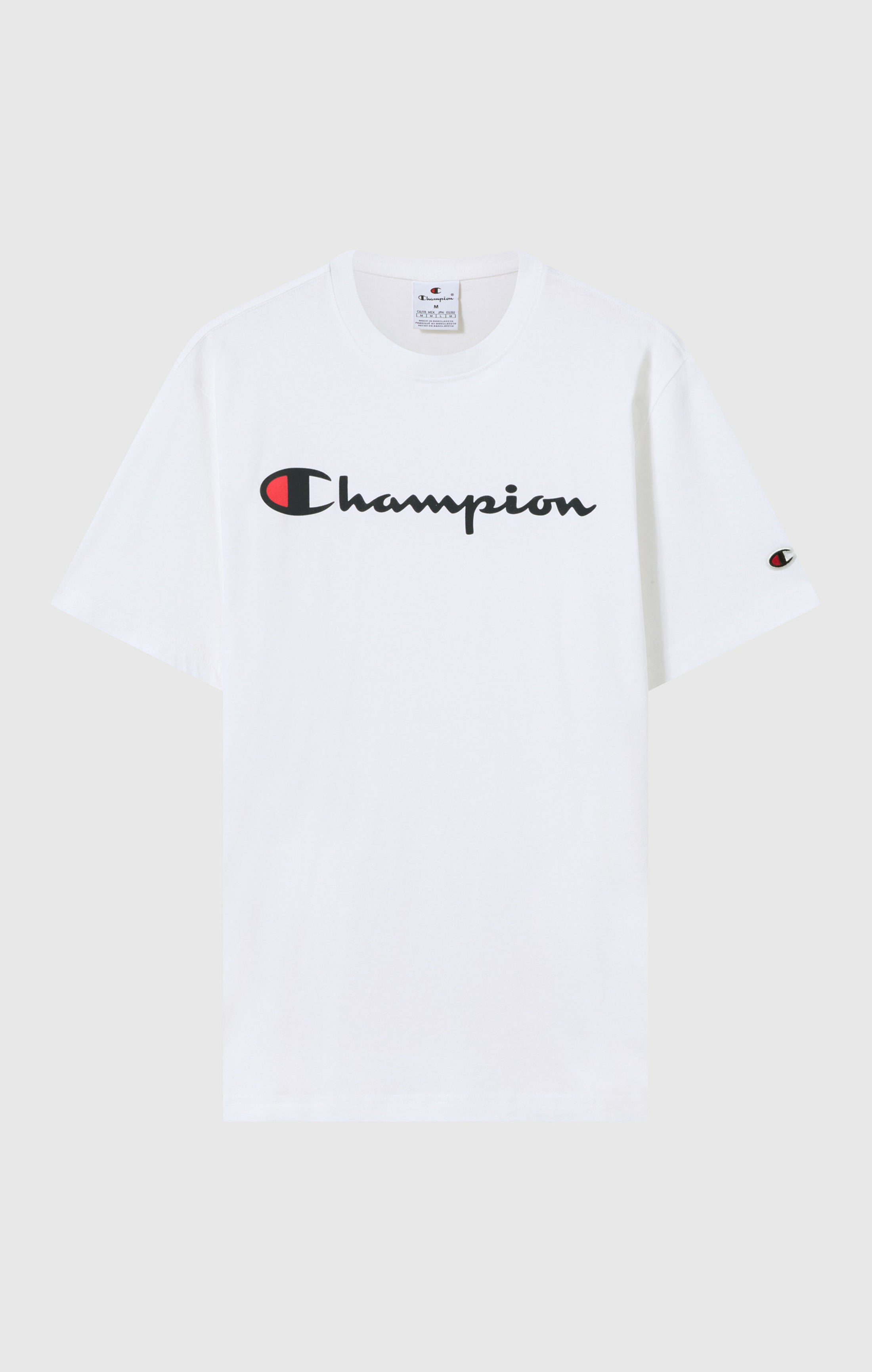 T-shirt en jersey de coton avec grand logo