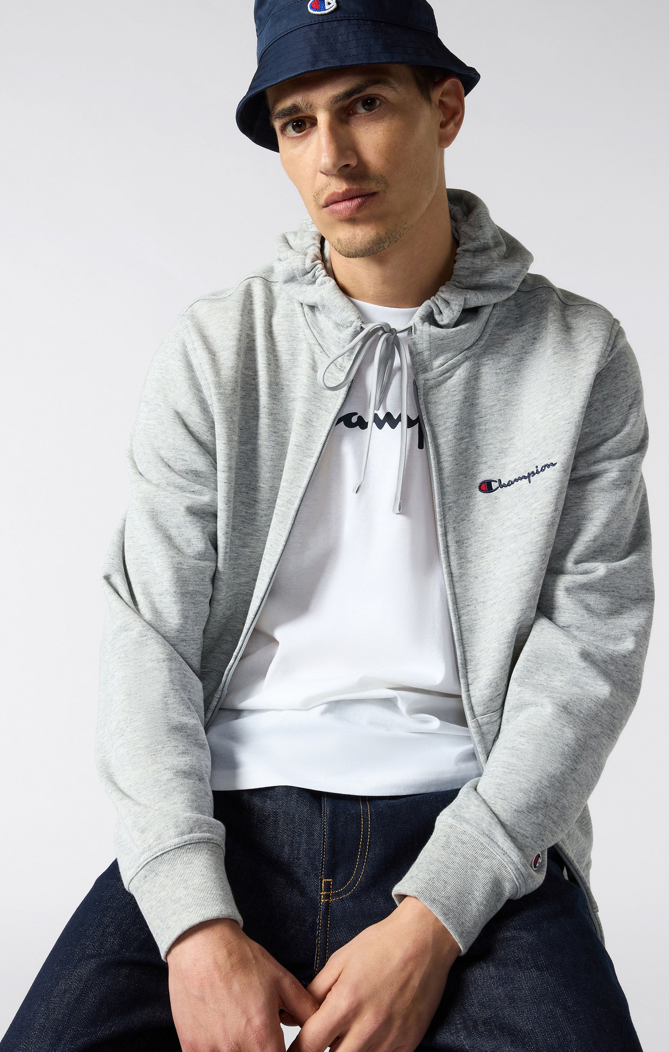 T-shirt en jersey de coton avec grand logo