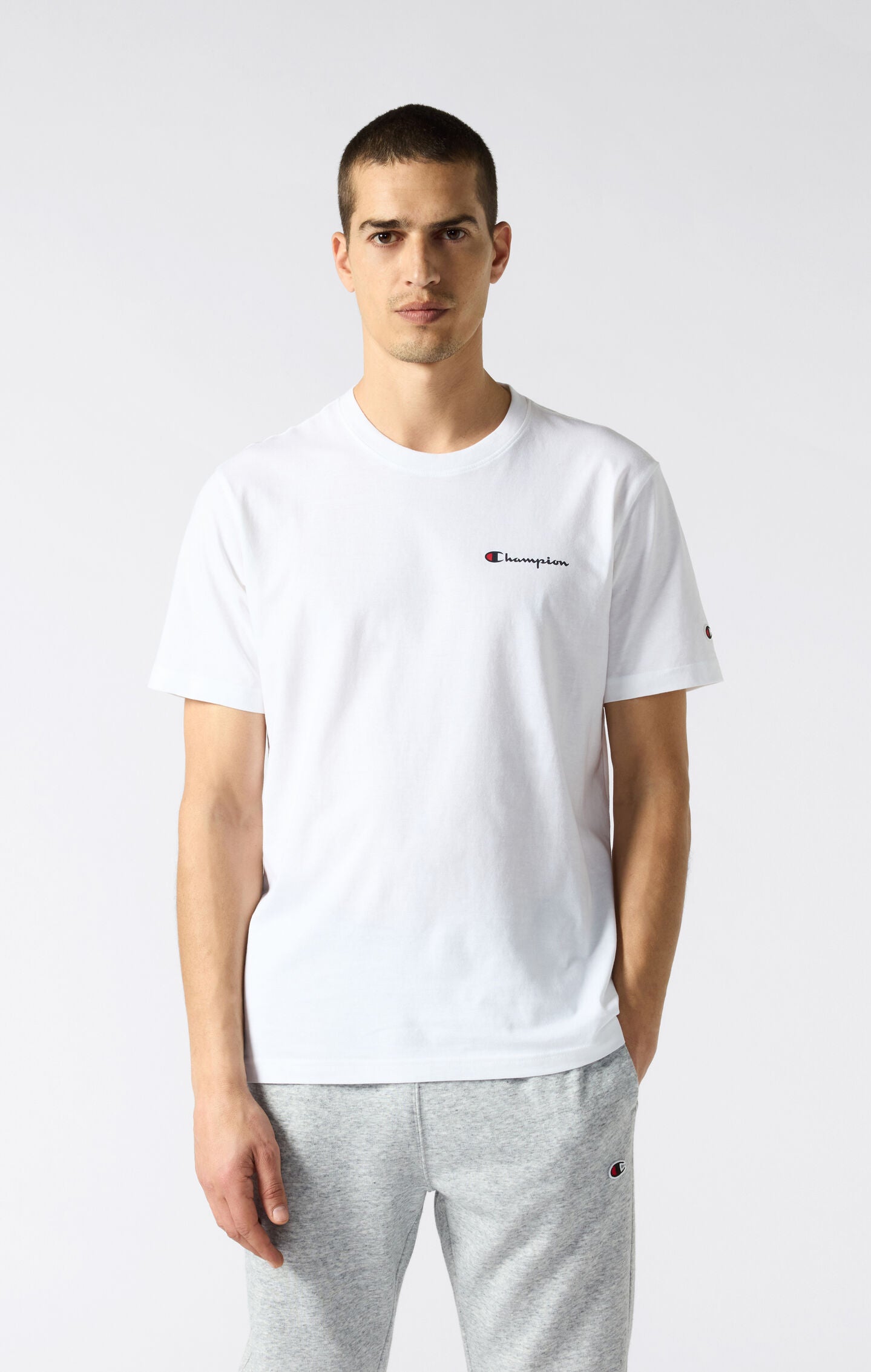 Small Logo Cotton Jersey T-Shirt White icons | Champion