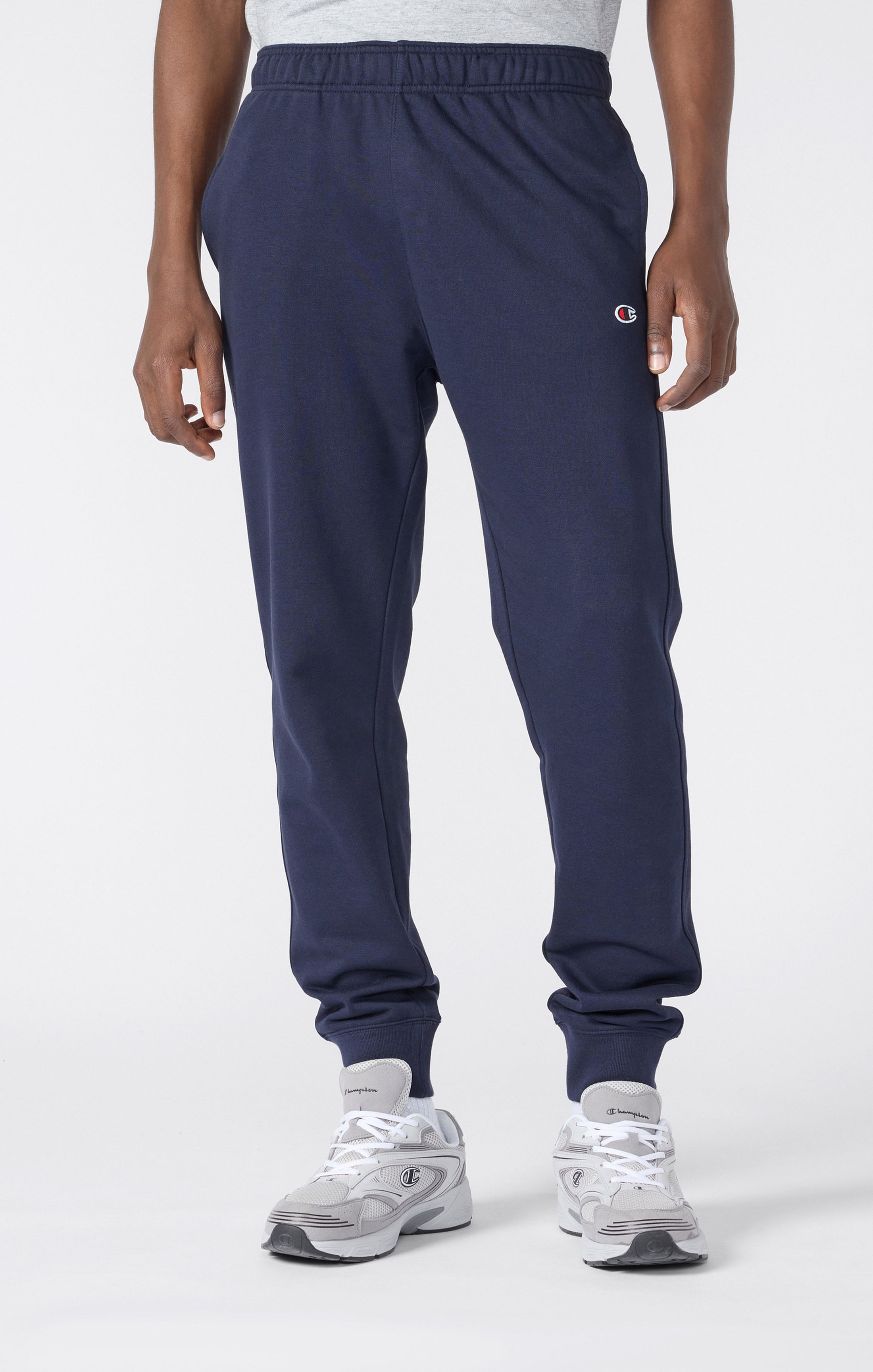 Pantalon de Jogging Léger Slim Fit Homme avec Bords Côtelés aux Chevilles