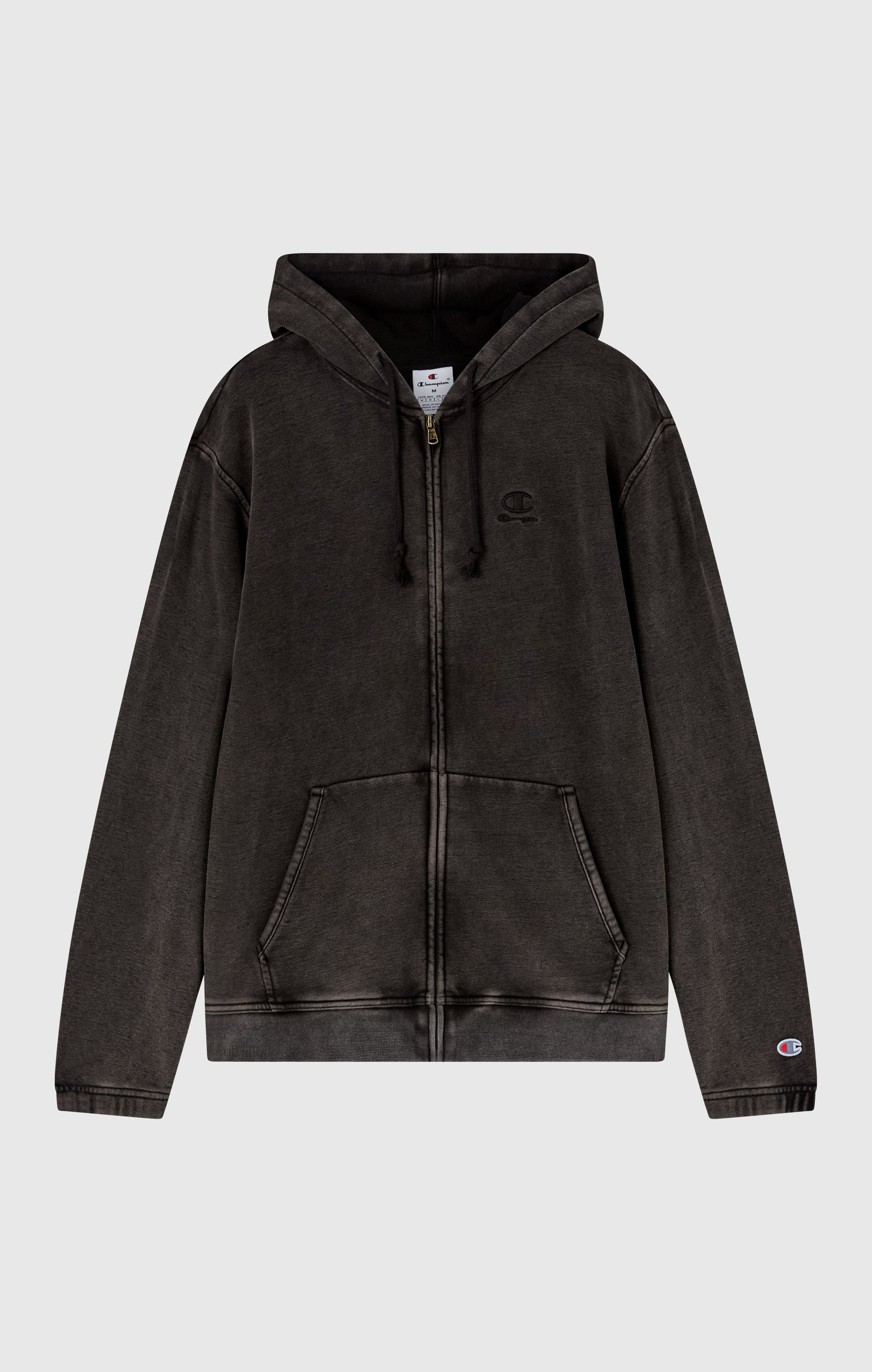 Herren-Kapuzenpullover mit durchgehendem Reißverschluss