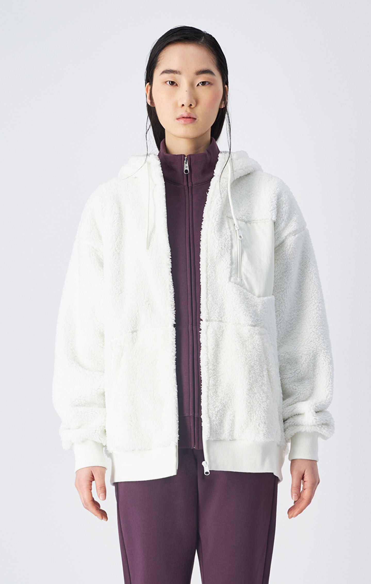 Full Zip Polar Hoodie