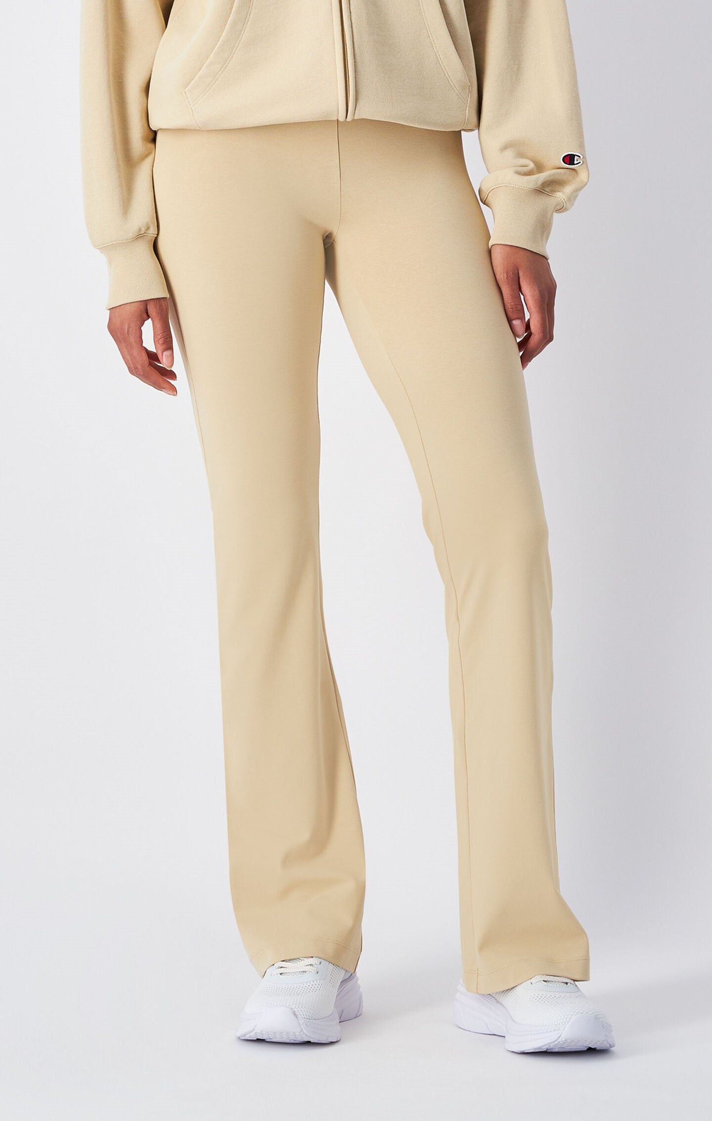 Flared Leggings in Stretch-Qualität