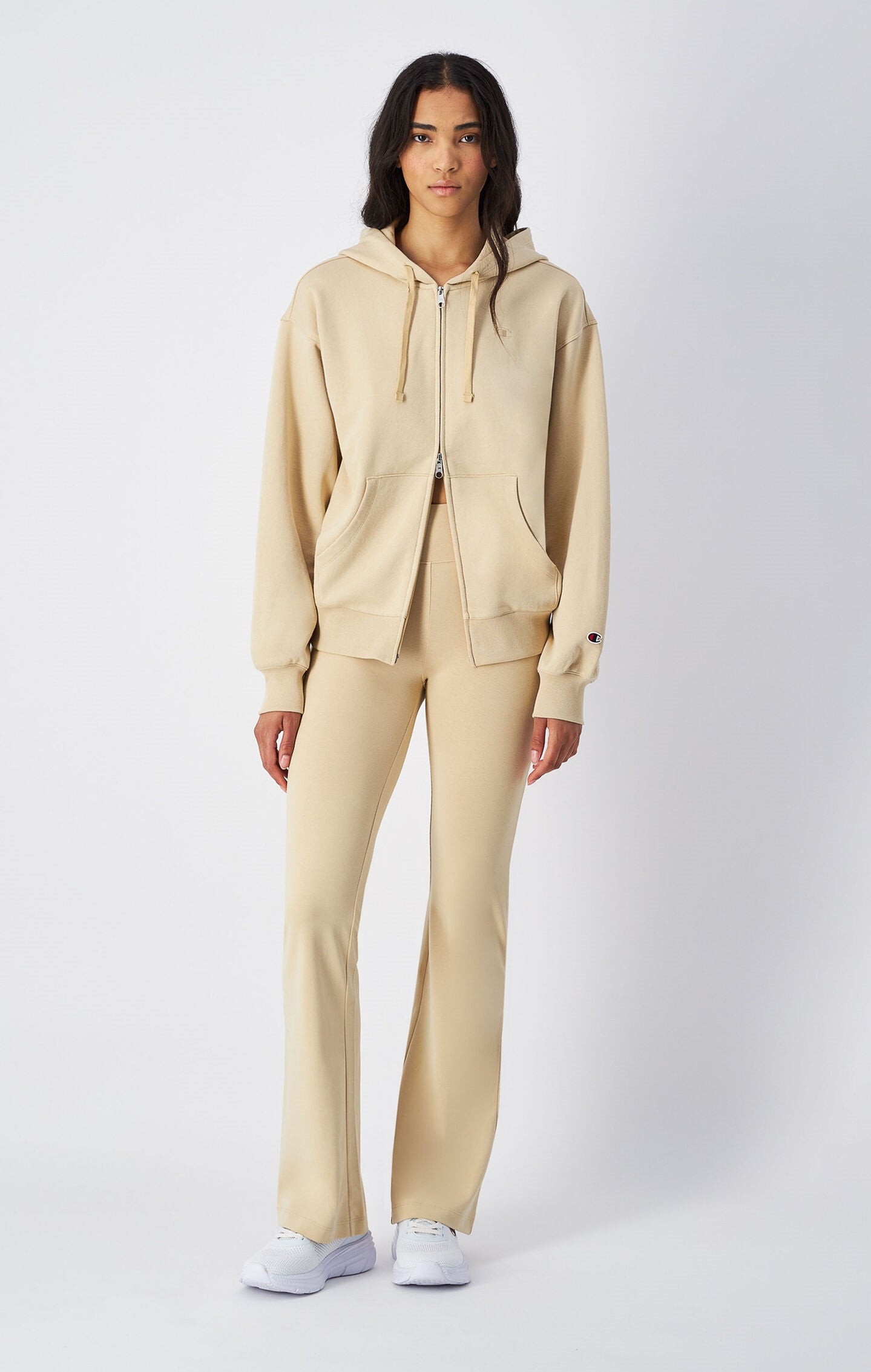 Flared Leggings in Stretch-Qualität