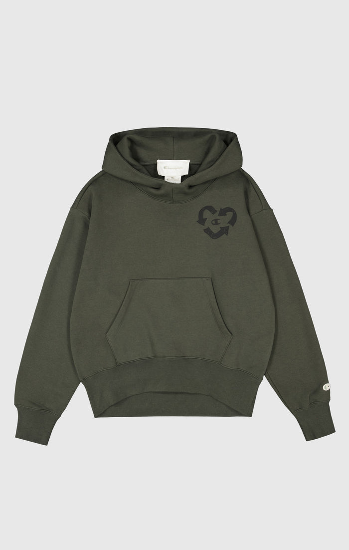 Hoodie aus Fleece aus Kreislaufwirtschaft