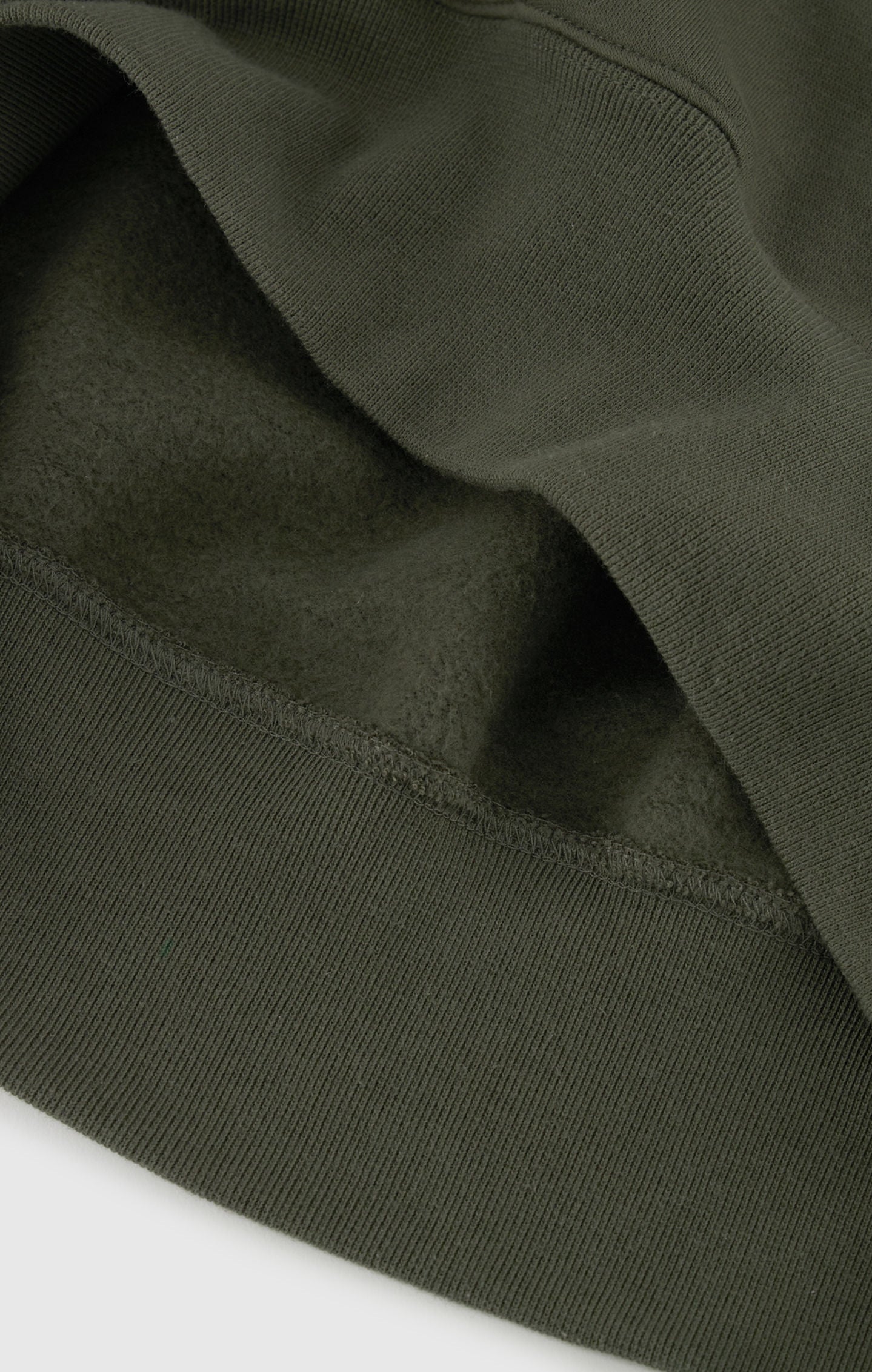 Felpa con cappuccio in materiale riciclato