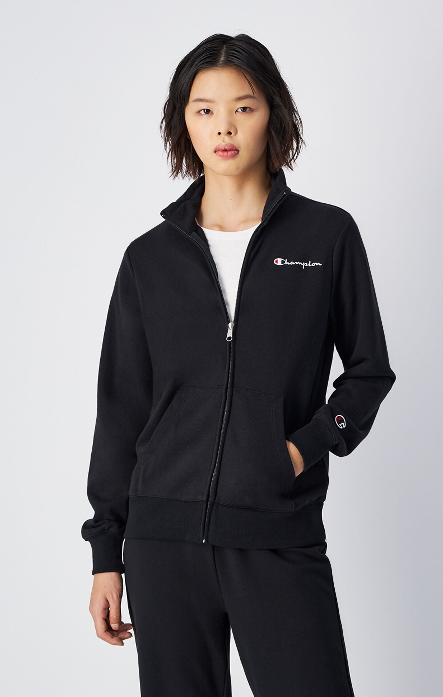 Sweat à Capuche Zippé Léger Coupe Slim pour Femme