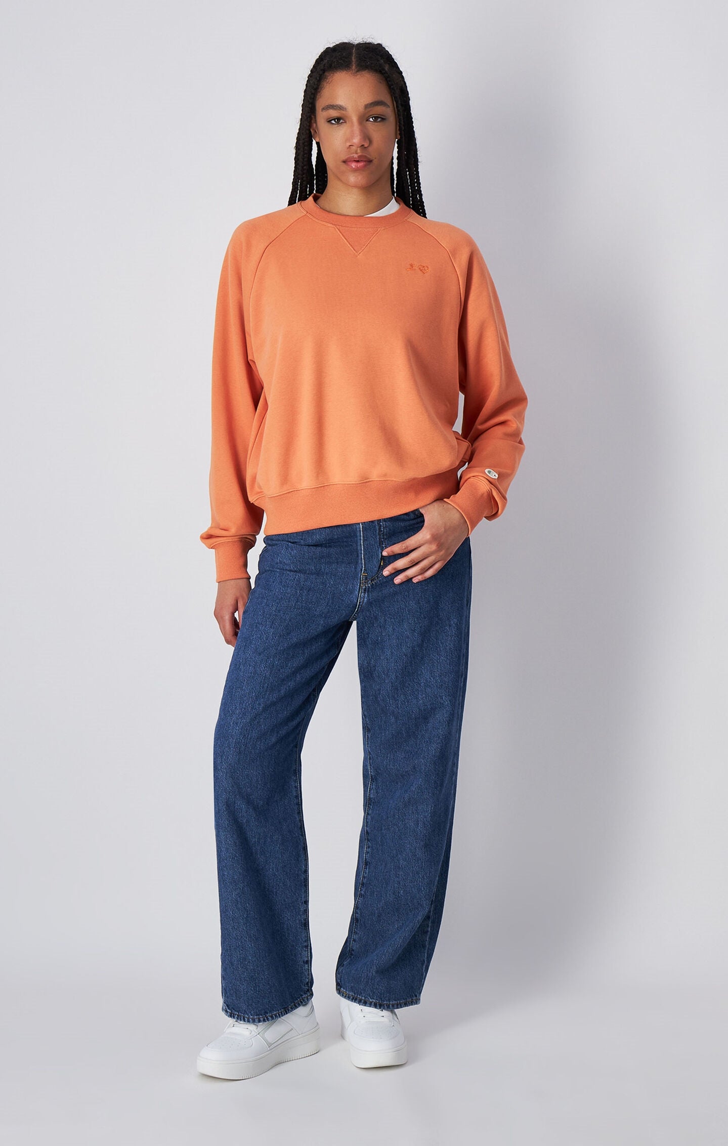Felpa Eco Future Donna a girocollo