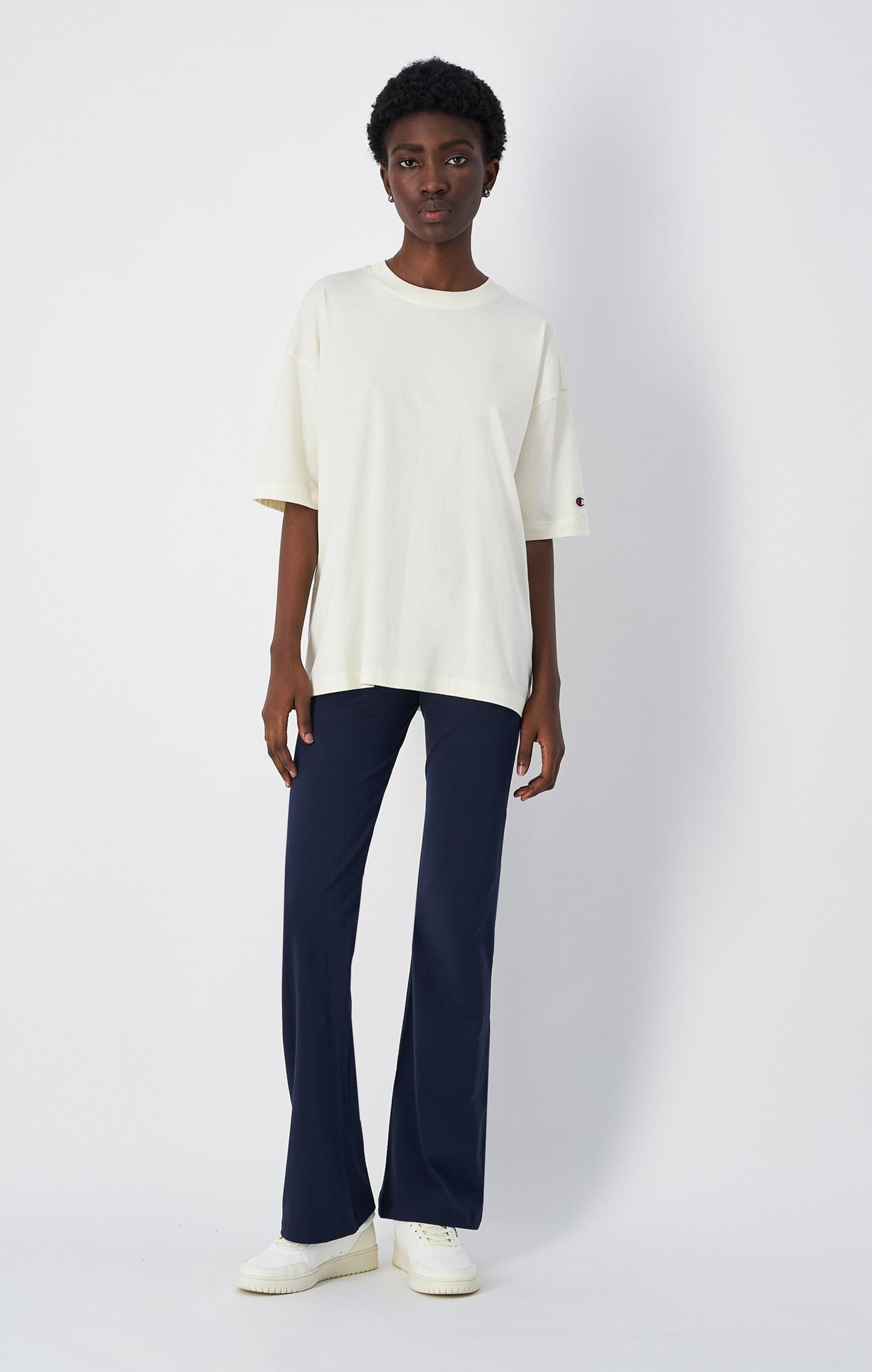 T-shirt Donna Oversized Leggera a Maniche Corte Icons