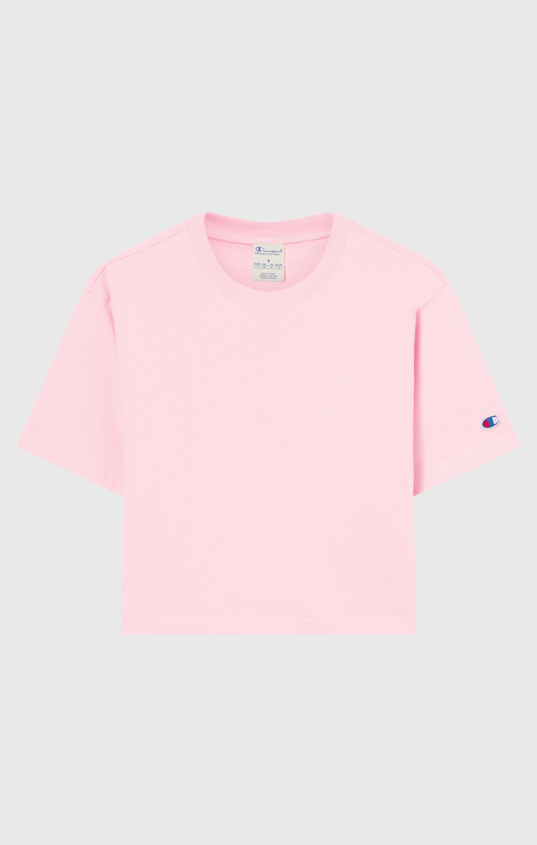 Cropped Women's T-Shirt in Heavy Cotton Jersey
