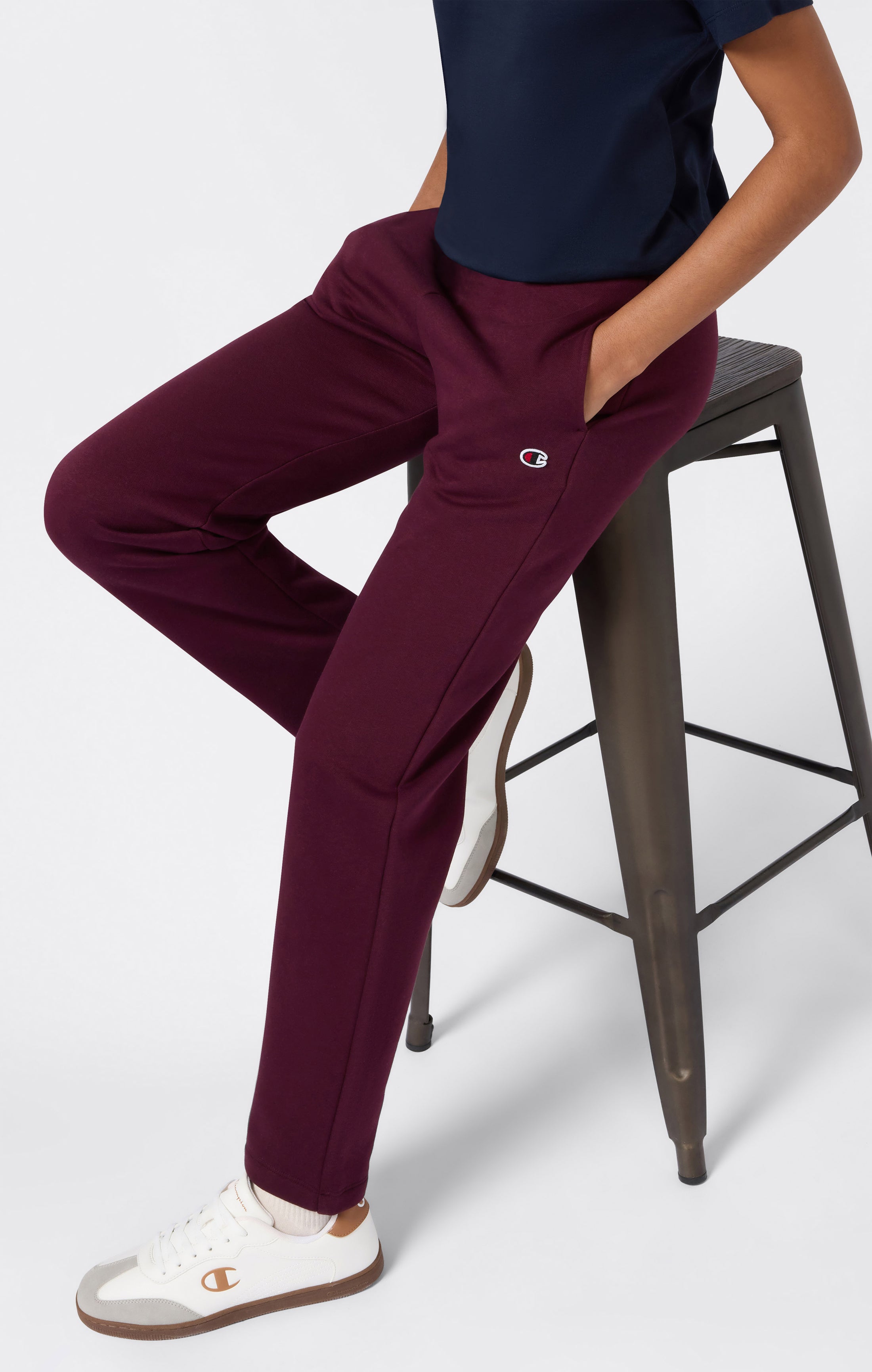 Joggers À Ourlet Droit À Intérieur Gratté Icons Pour Femme