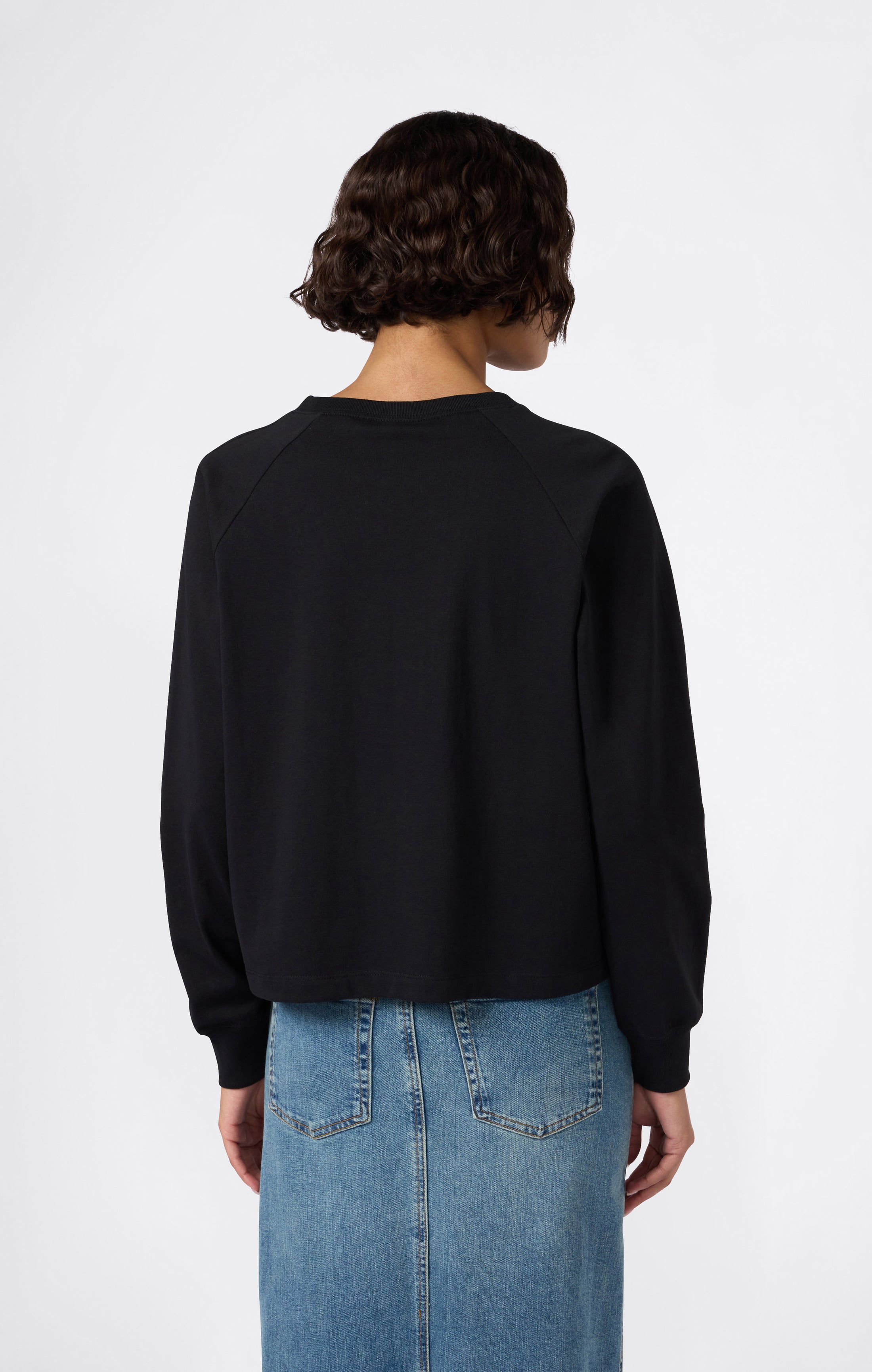 Langarm-T-Shirt REVERSE WEAVE für Damen