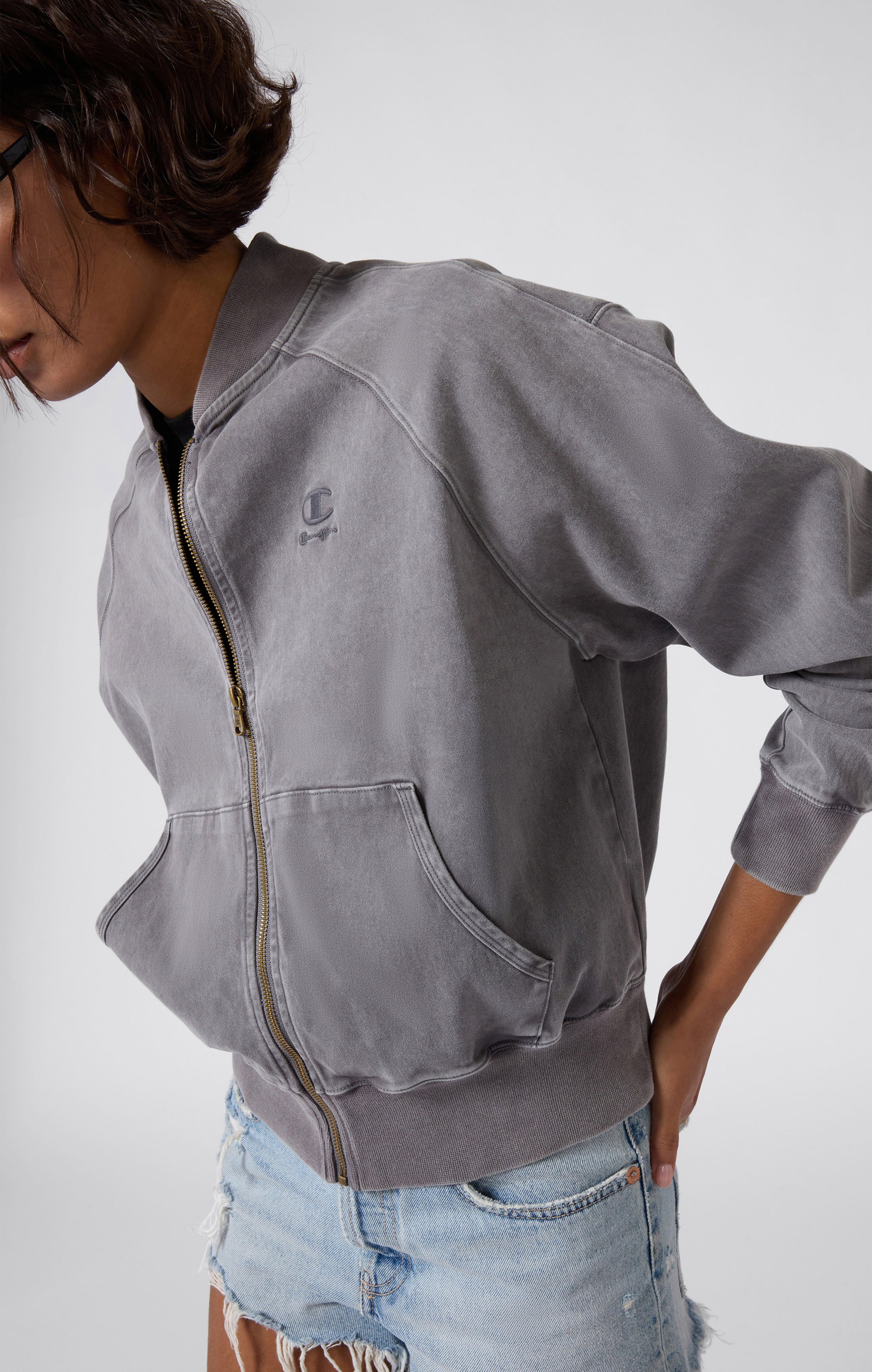 Blouson Bomber Femme Coupe Ample