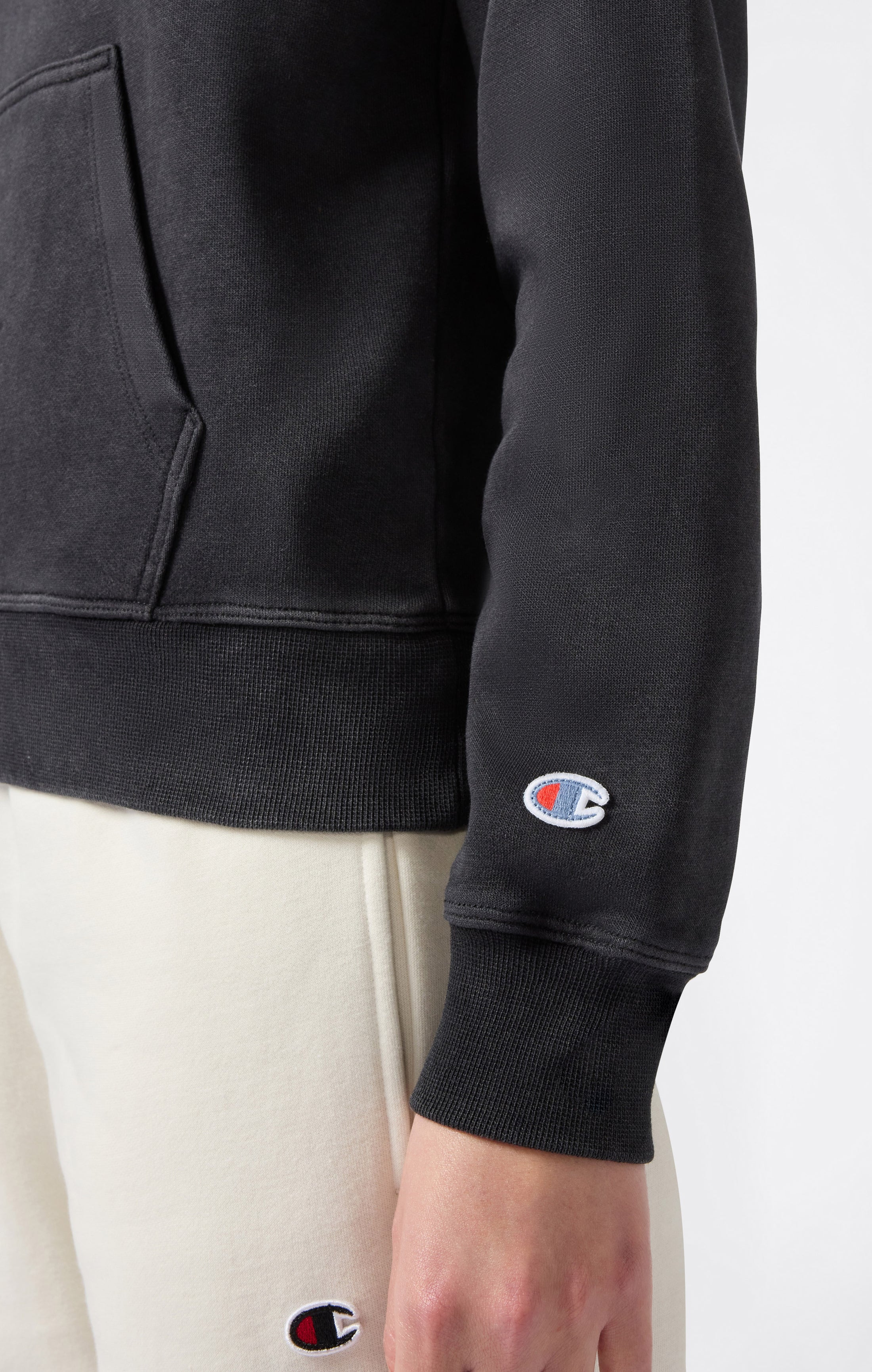 Women's Washed Fleece Hoodie Icons