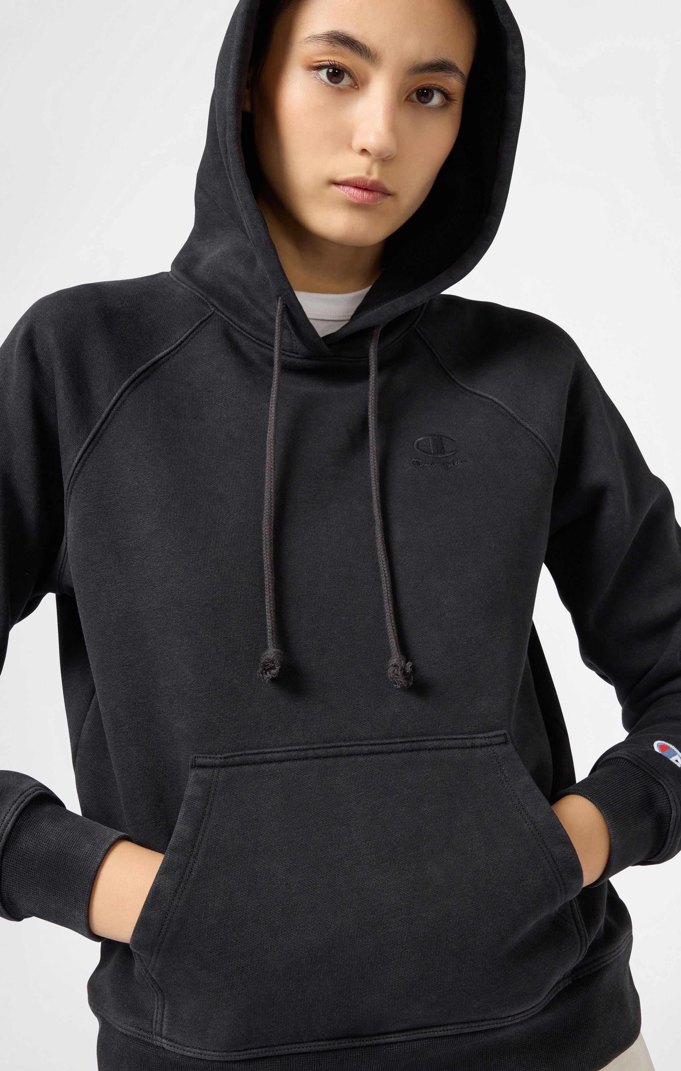 Women's Washed Fleece Hoodie Icons