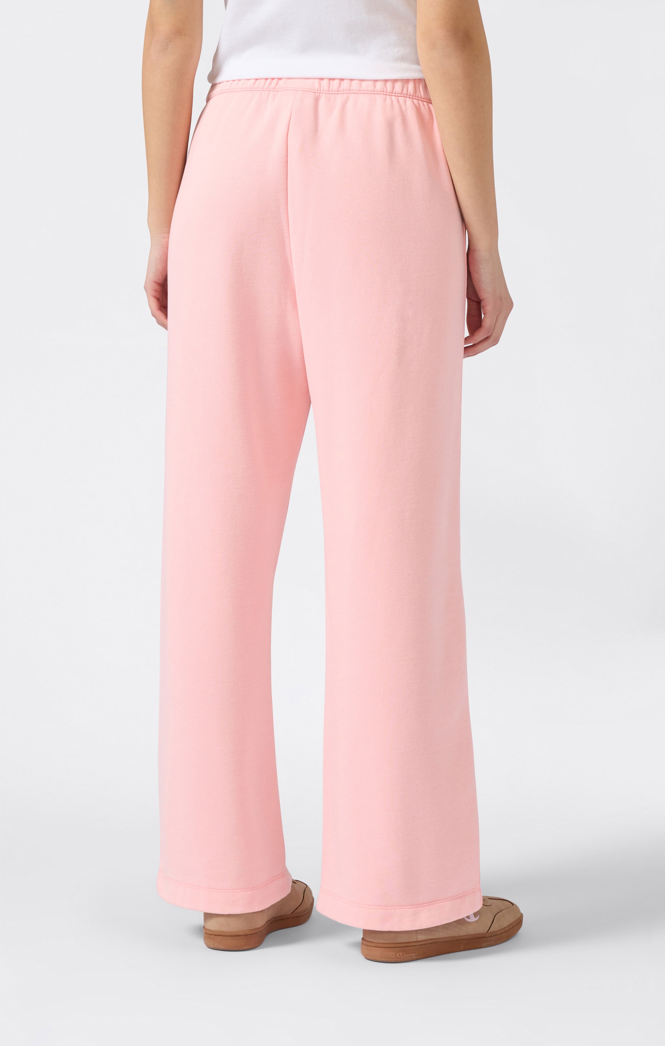 Women's Washed Wide Leg Fleece Pants Icons