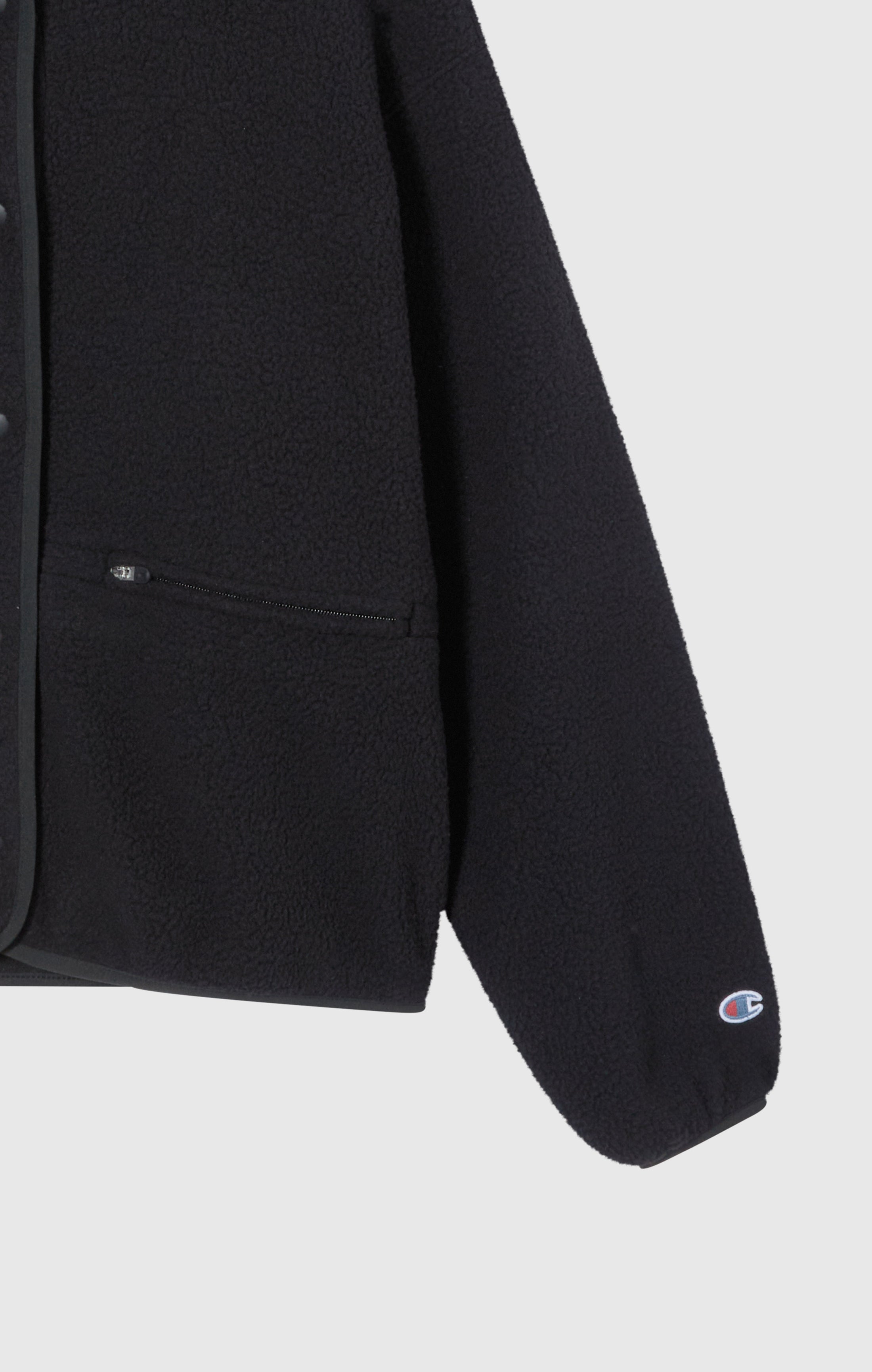 Veste Teddy Fleece Femme Avec Boutons Pression Time Capsule