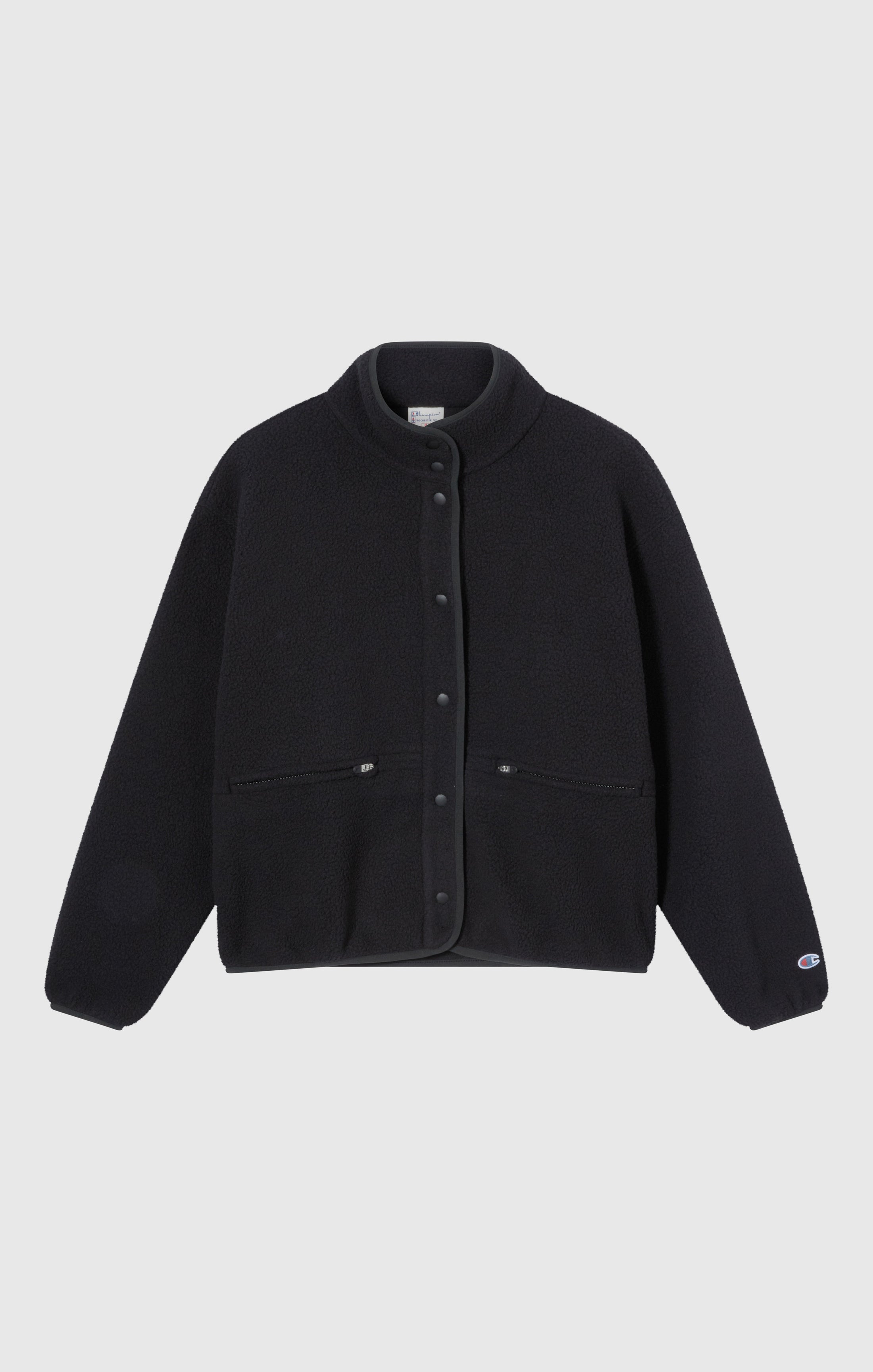 Veste Teddy Fleece Femme Avec Boutons Pression Time Capsule