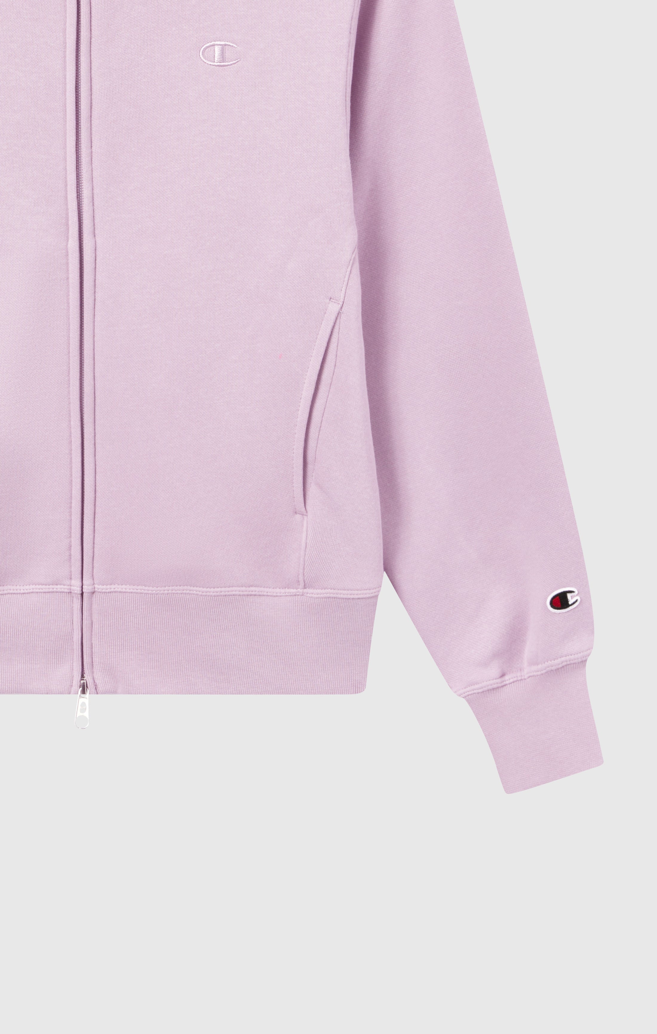 Felpa con Cappuccio, Interno Felpato e Zip Intera da Donna Icons