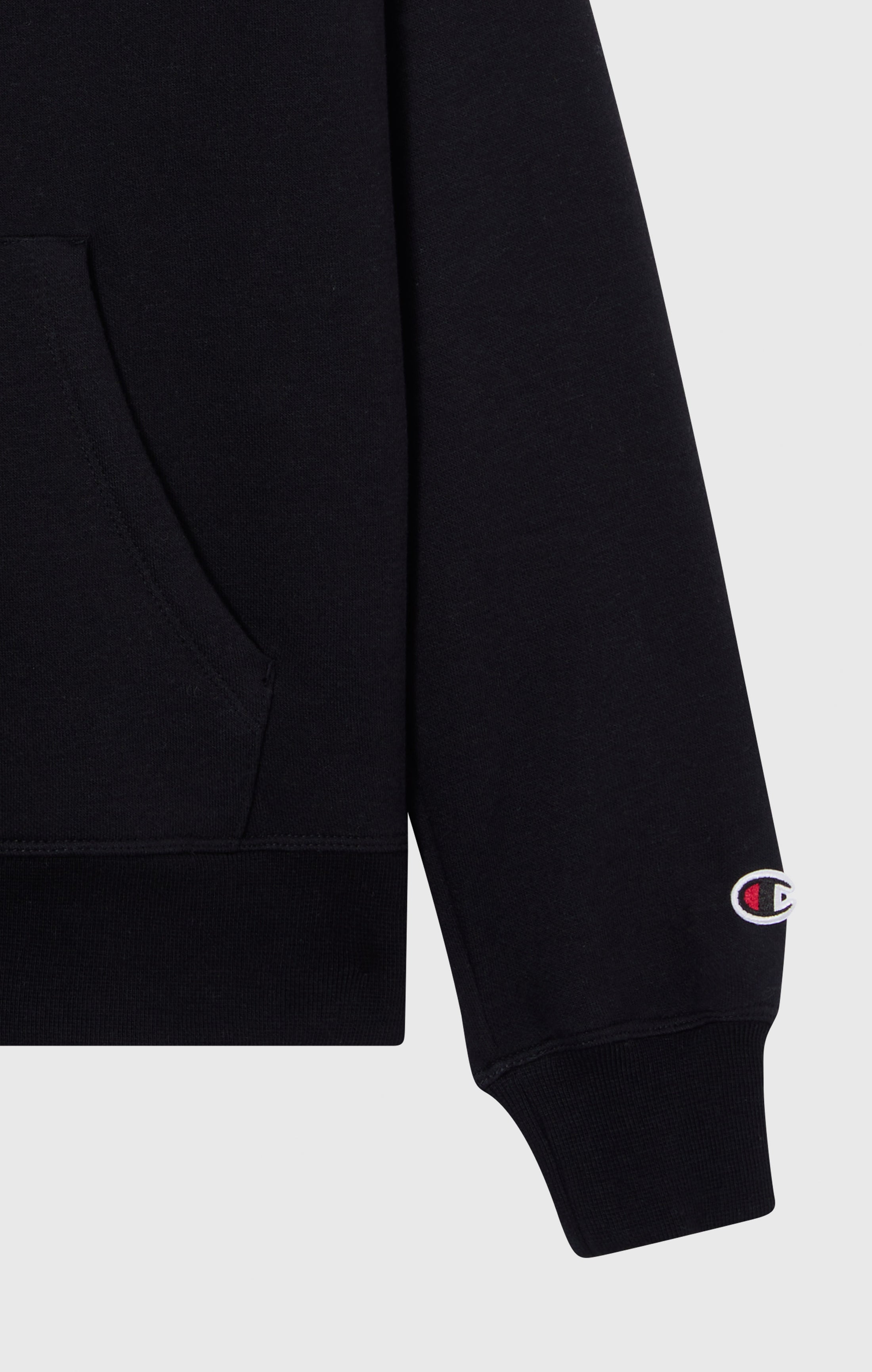 Women’s Fleece Hoodie with Big Embroidered Logo Icons