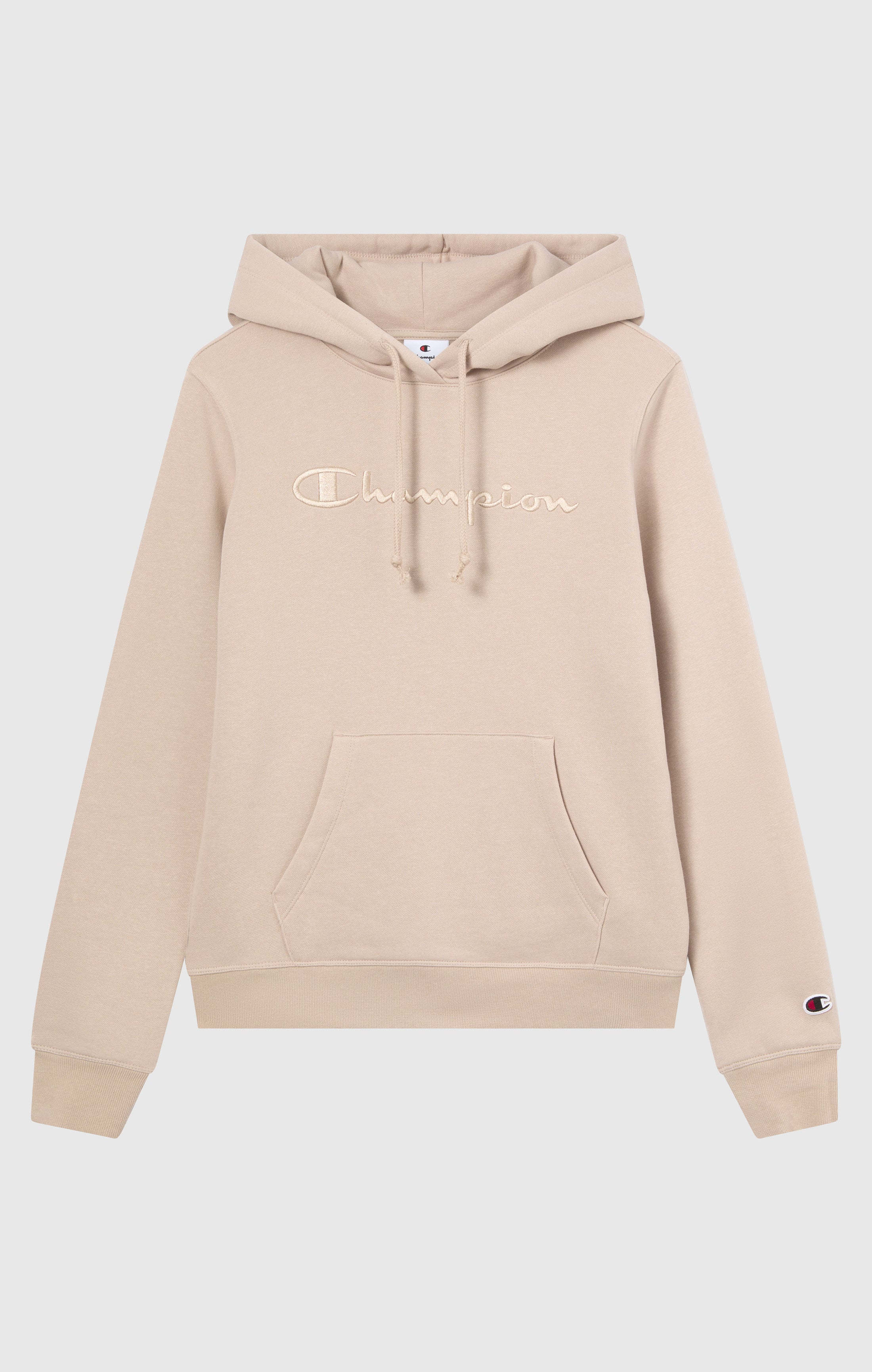 Women’s Fleece Hoodie with Big Embroidered Logo Icons