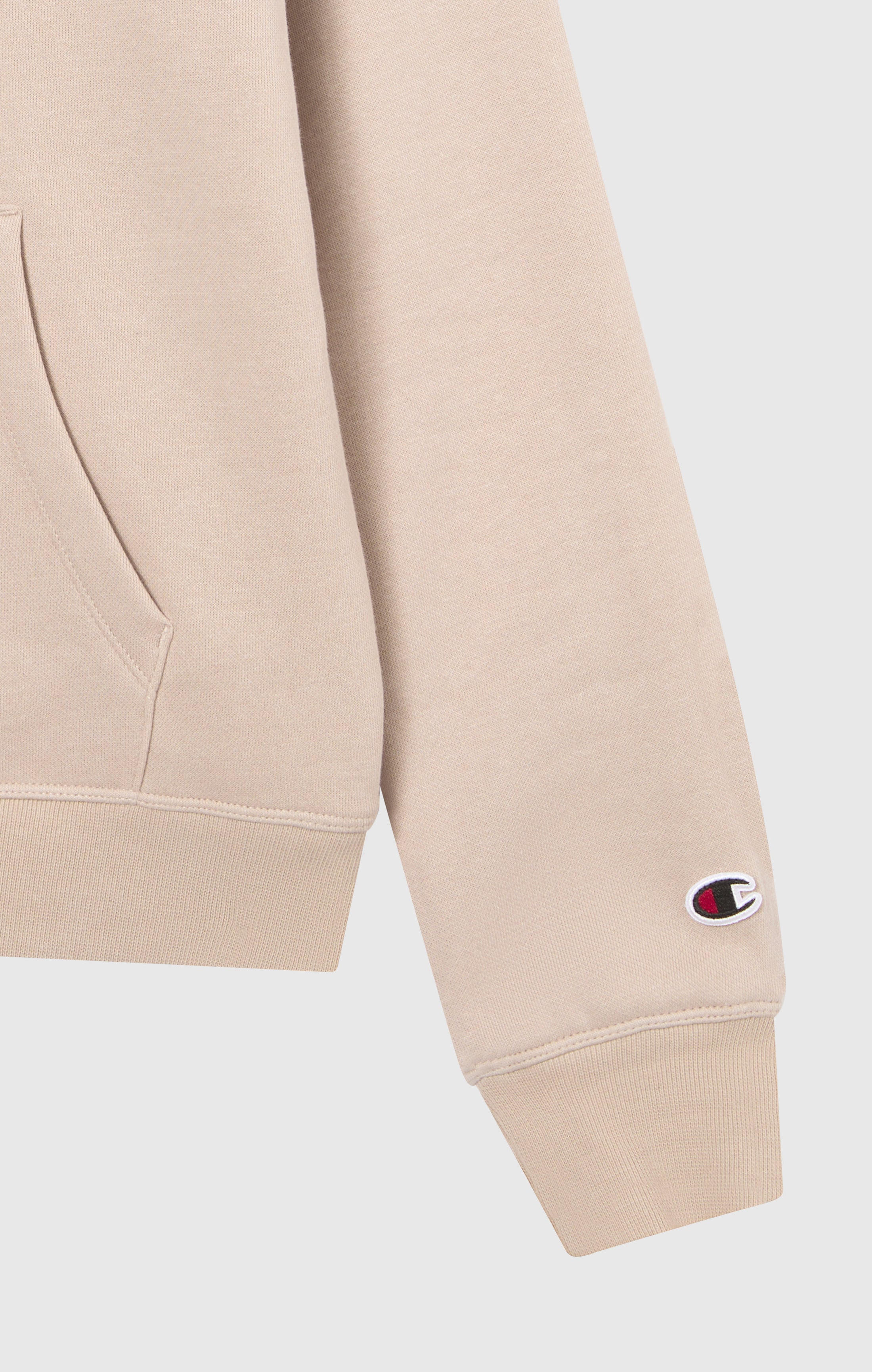 Women’s Fleece Hoodie with Big Embroidered Logo Icons