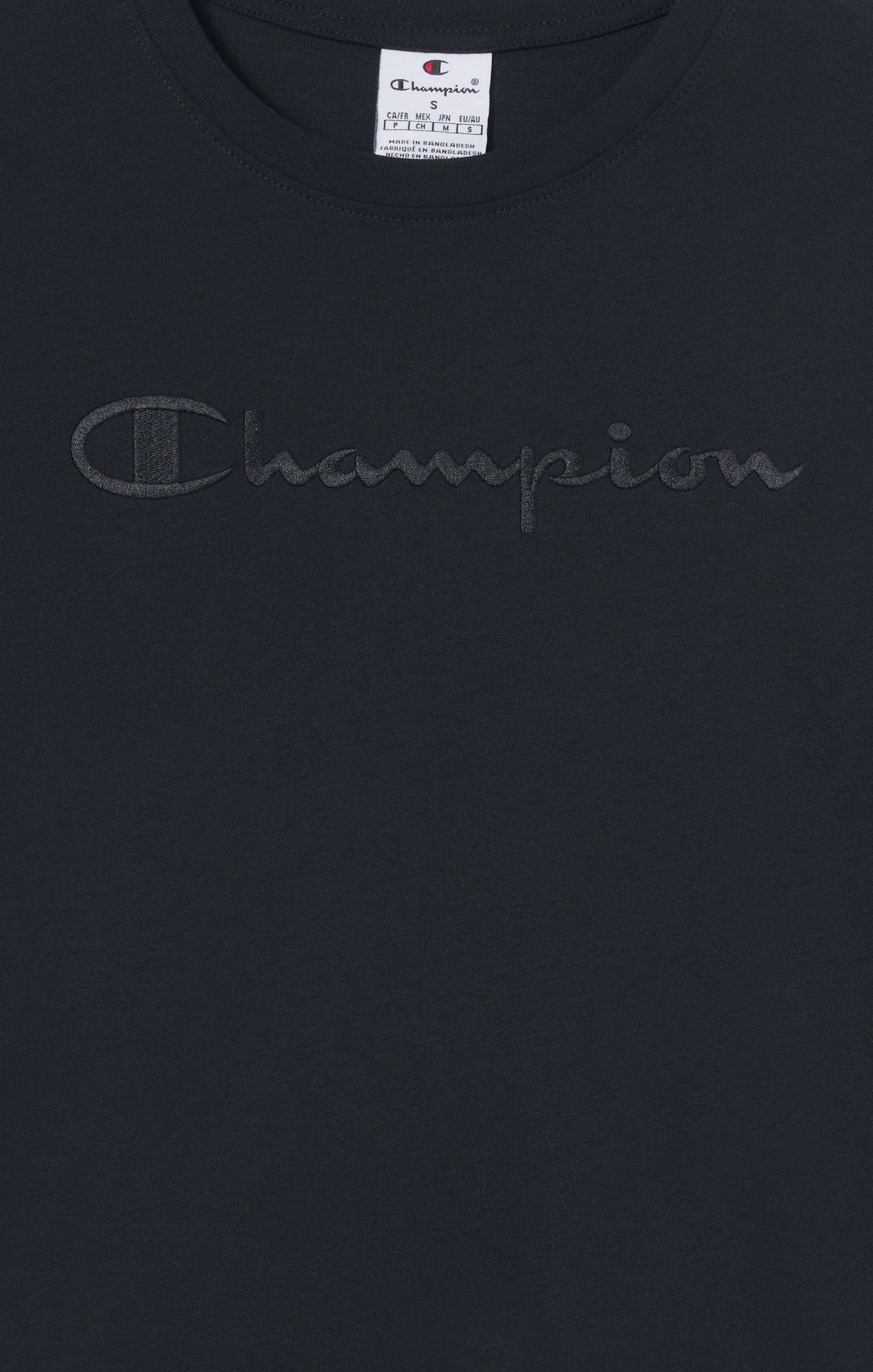 Damen T-Shirt Mit Script Logo Icons