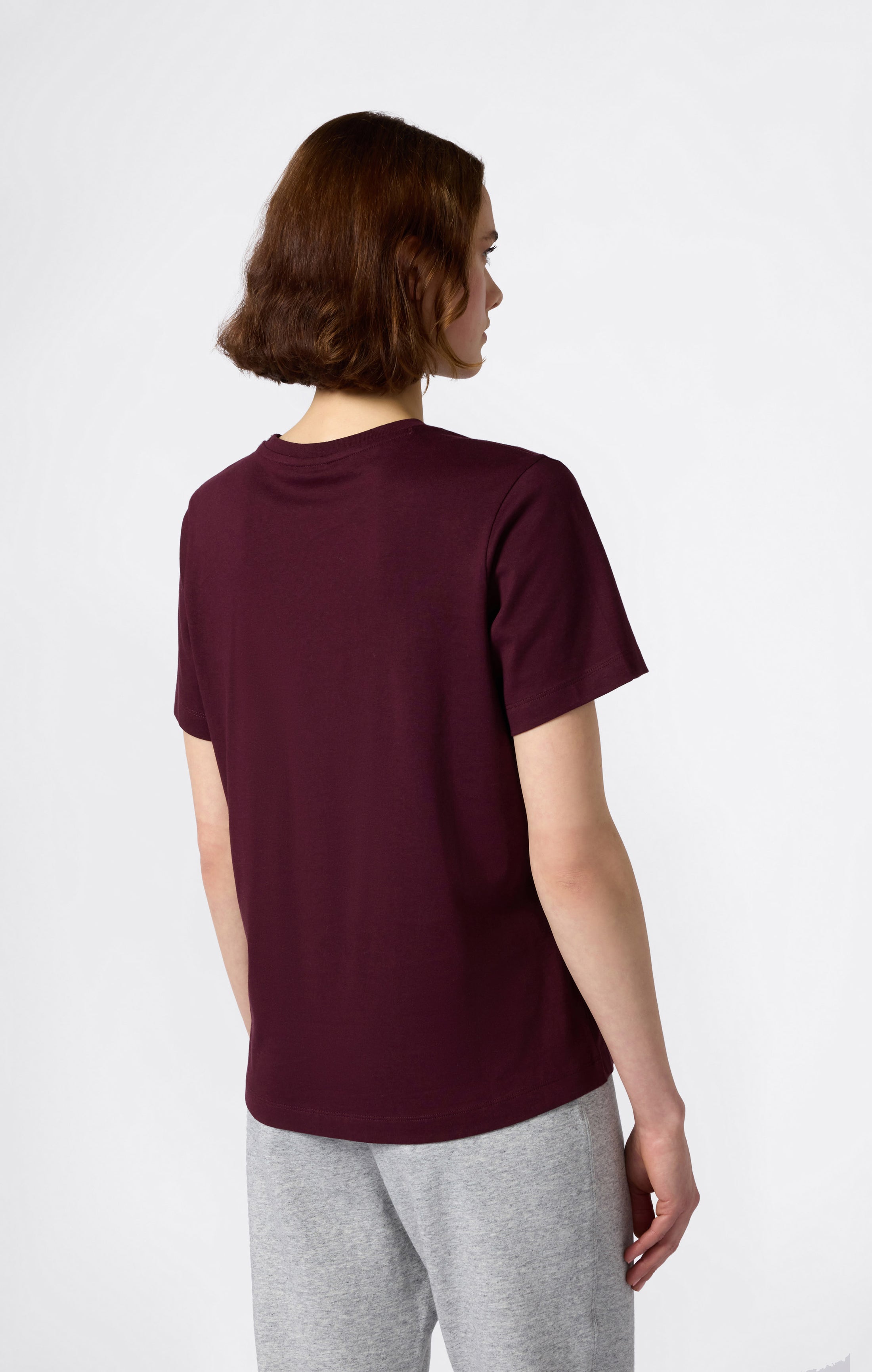 Damen T-Shirt Mit Script Logo Icons