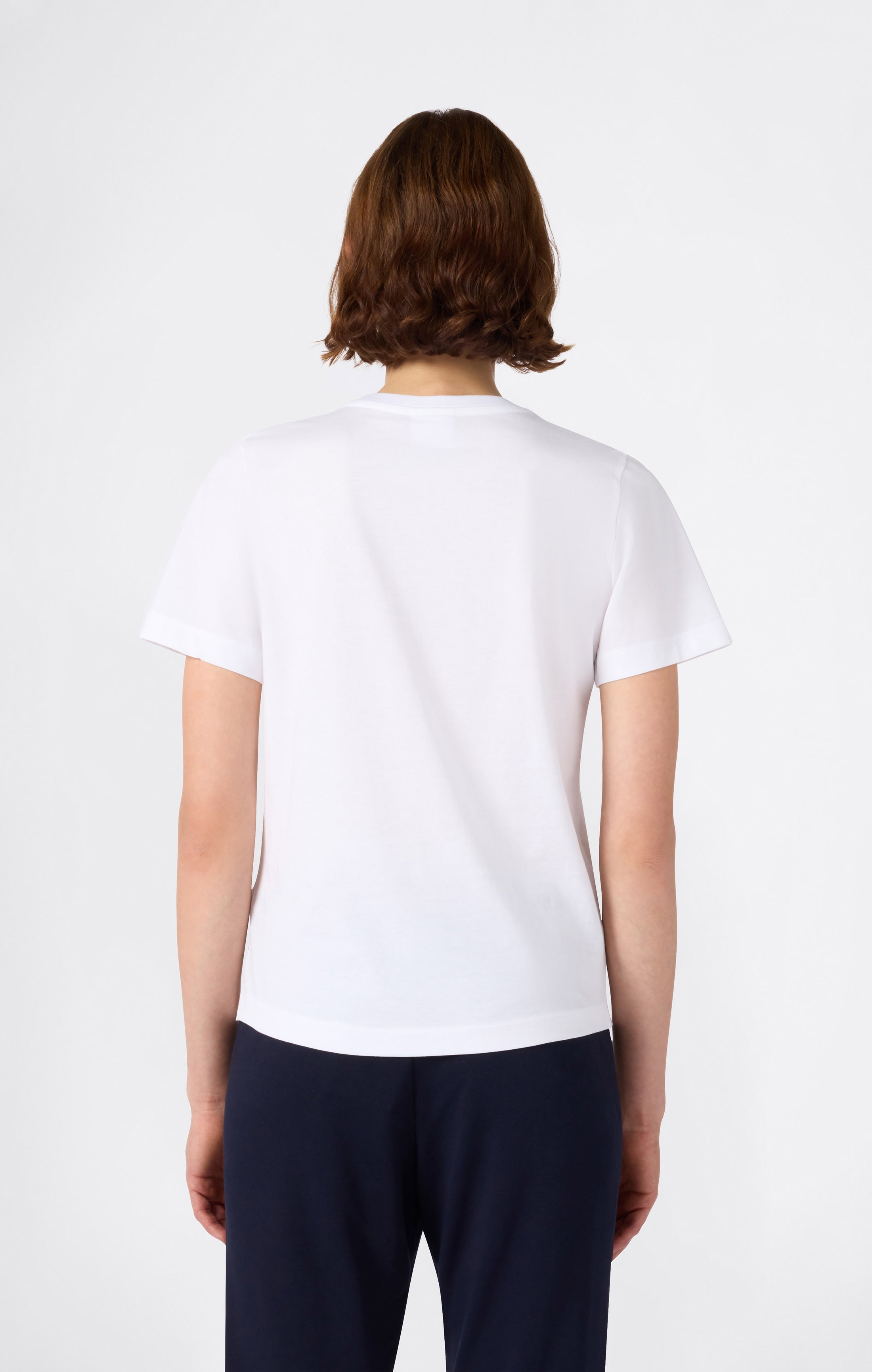 Damen T-Shirt Mit Kleinem Script Logo Icons