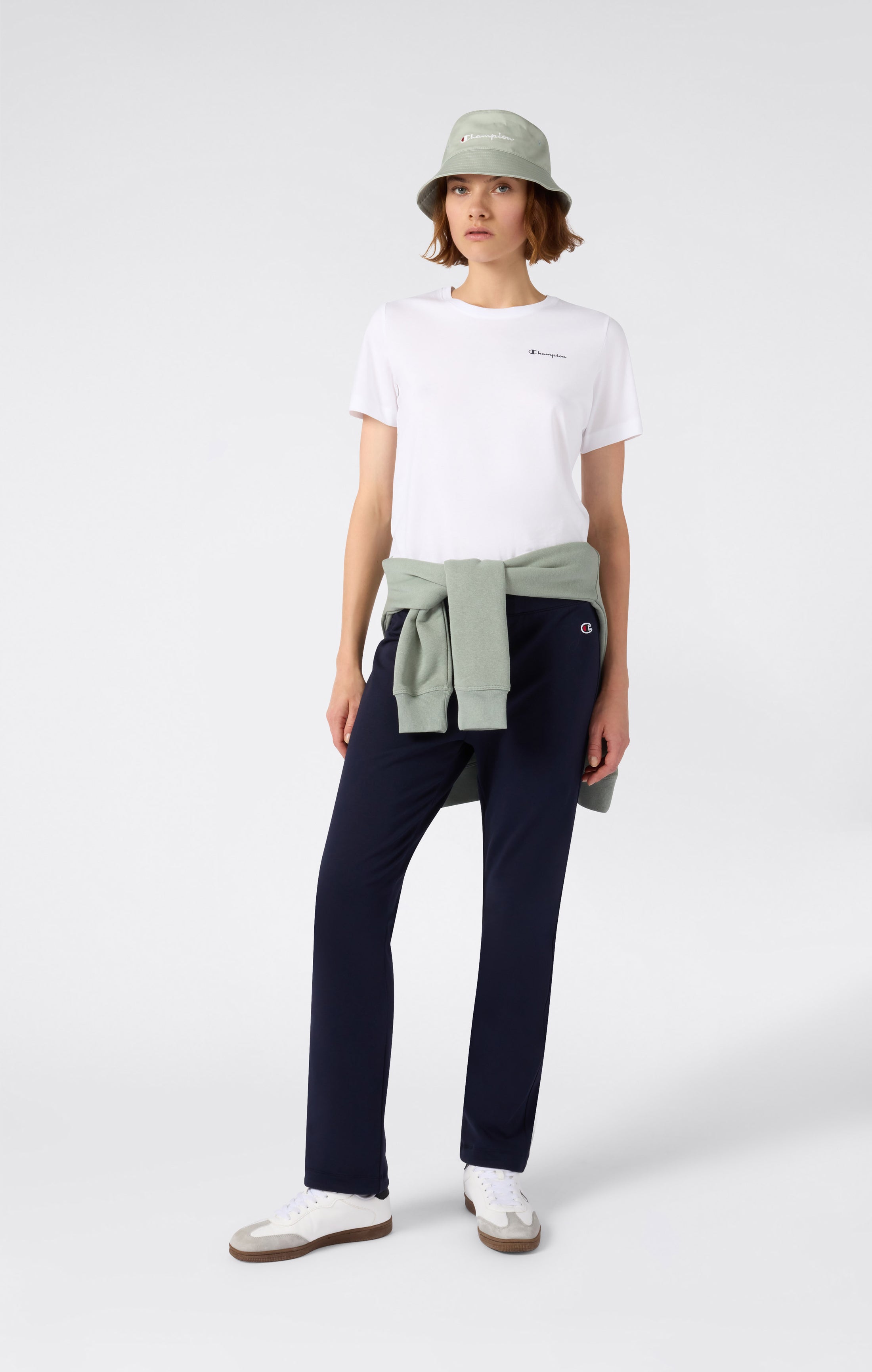 Damen T-Shirt Mit Kleinem Script Logo Icons
