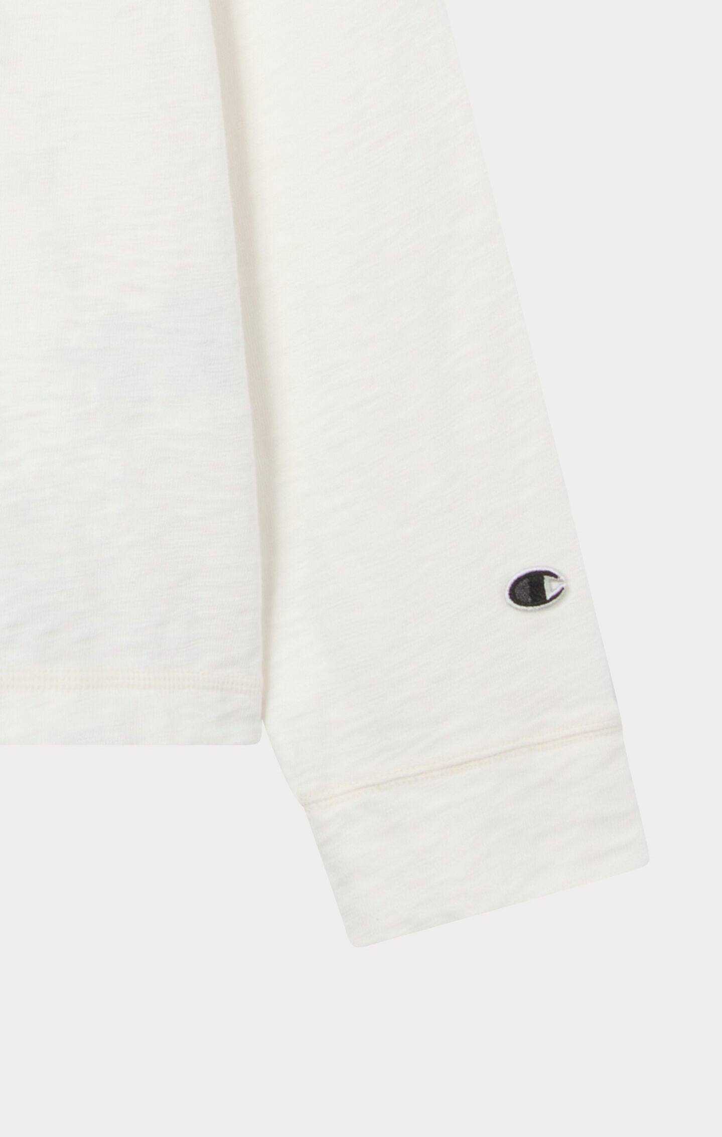 T-shirt Donna maniche lunghe girocollo Reverse Weave effetto lavato