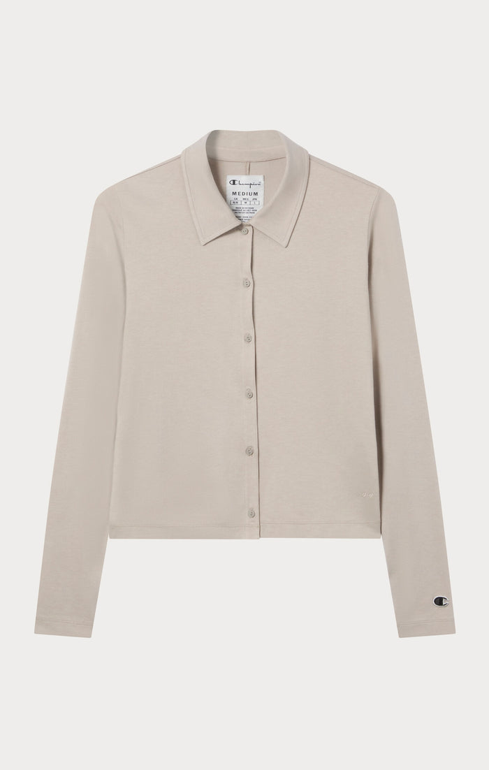 Polo Reverse Weave effet délavé coupe slim - Femmes