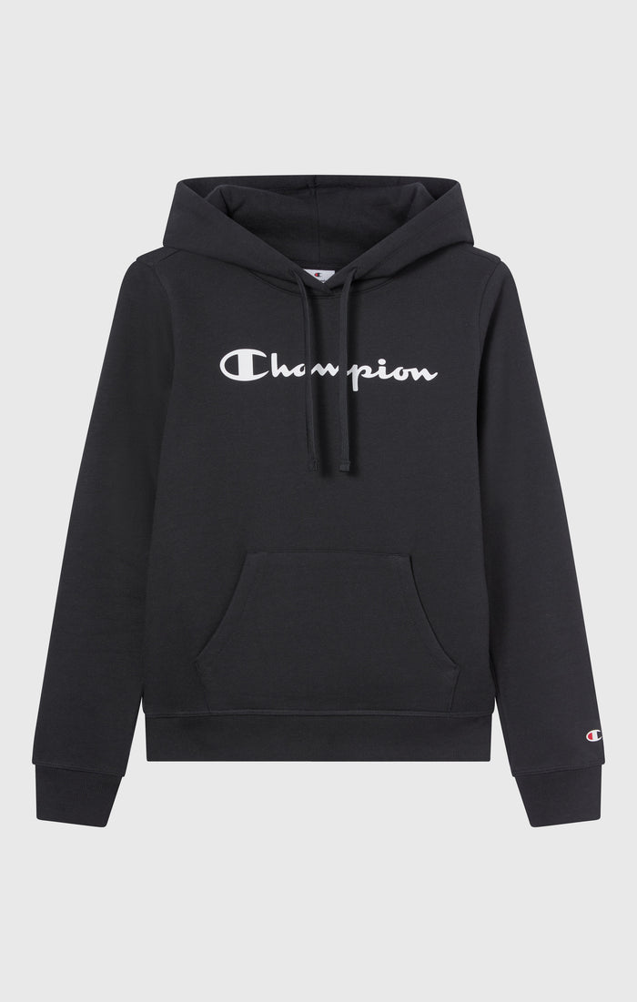 Sweat à Capuche Femme avec intérieur gratté Logo Script