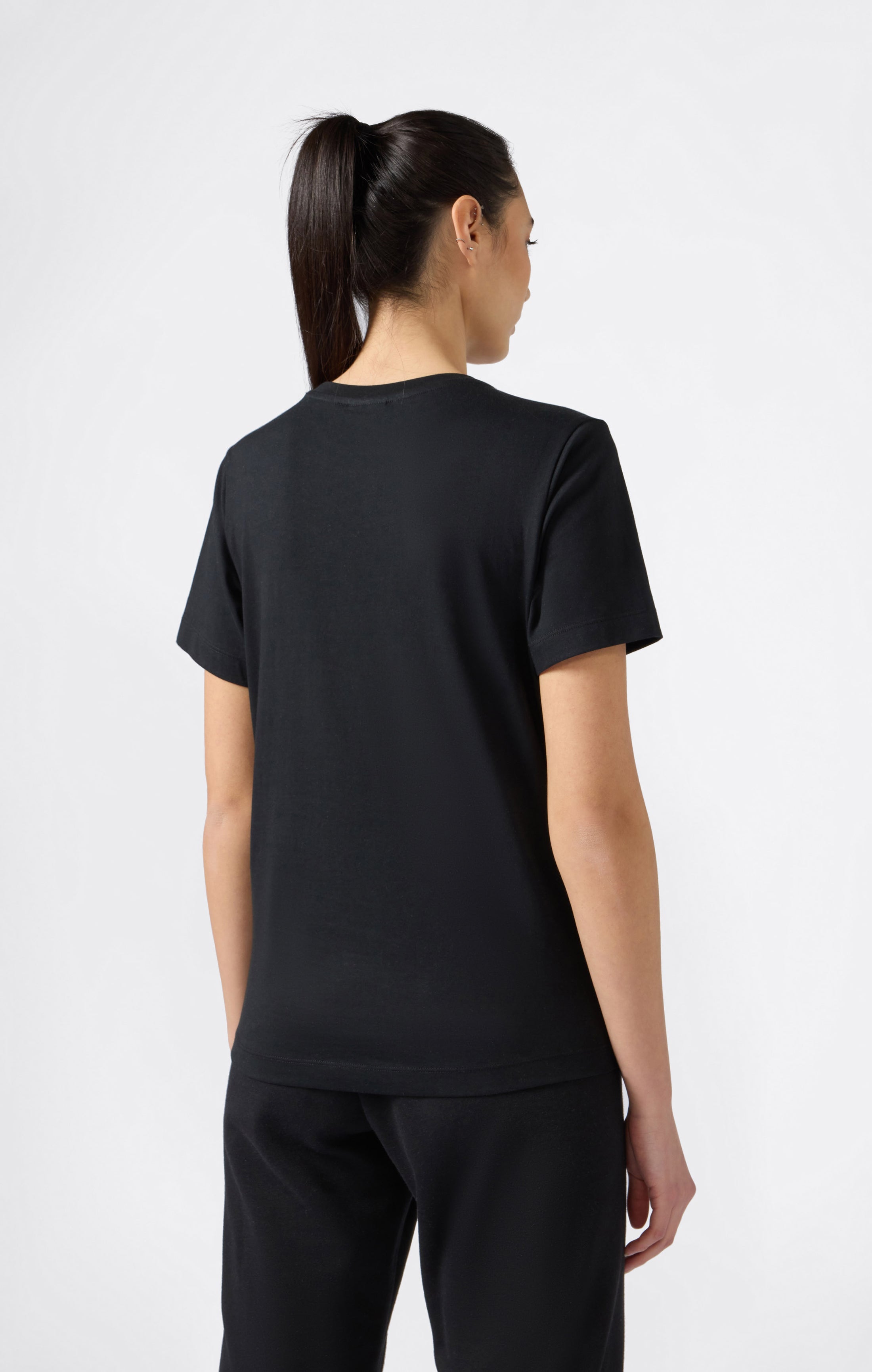 Damen T-Shirt Mit Script-Logo