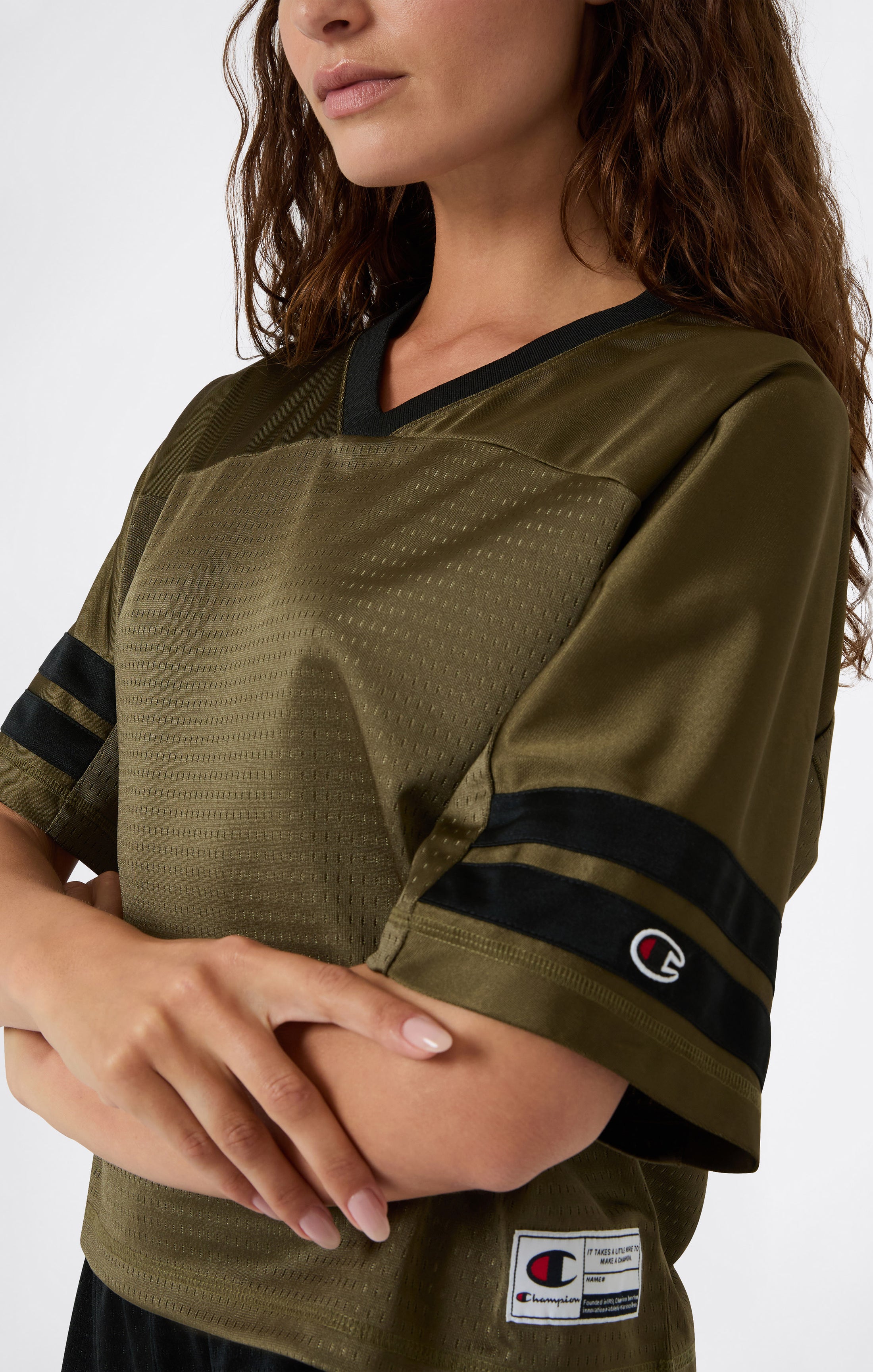 Damen V-Ausschnitt T-Shirt Sport Heritage