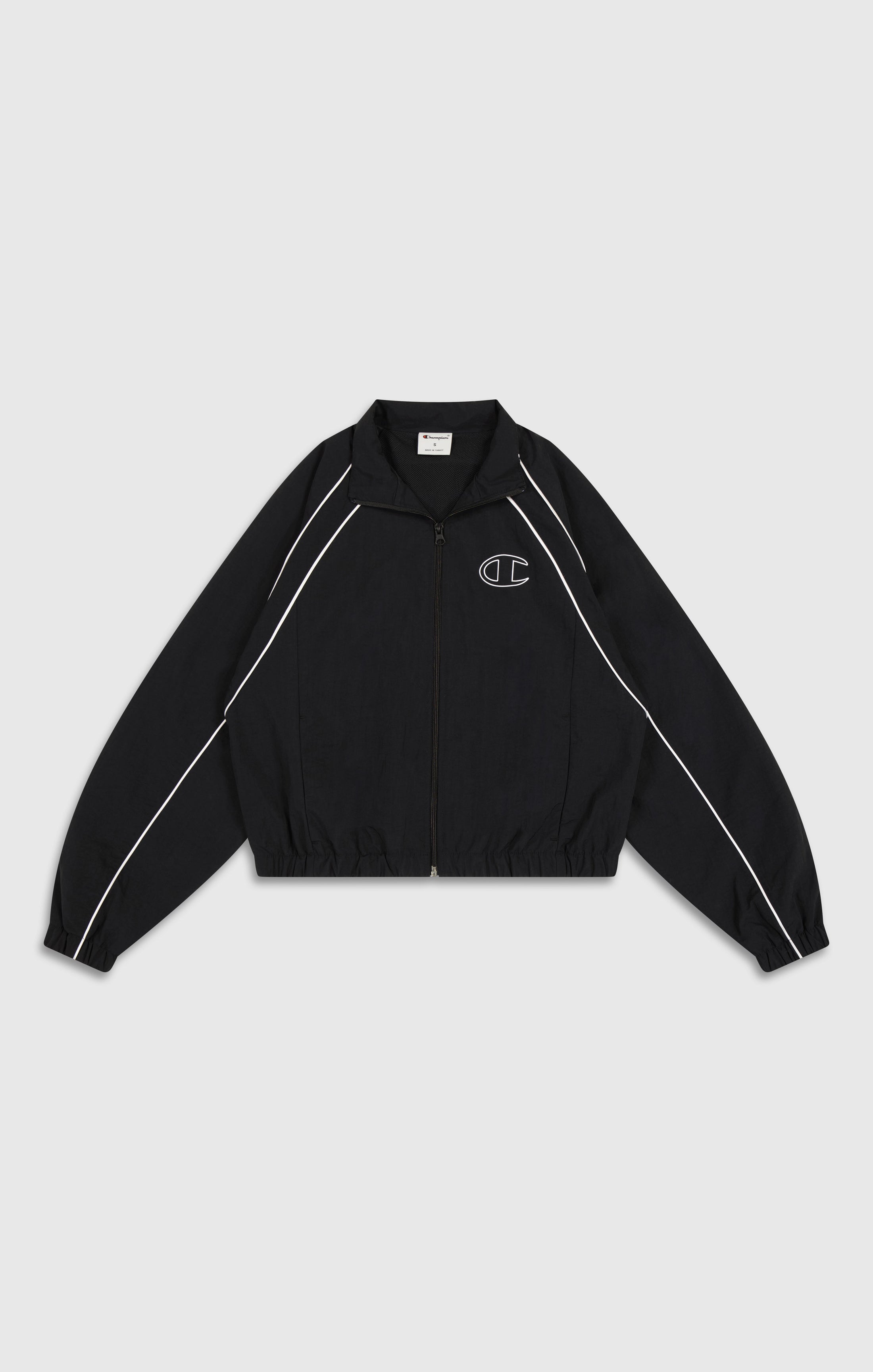 Women's Loose Fit Full-Zip Woven Nylon Hoodie