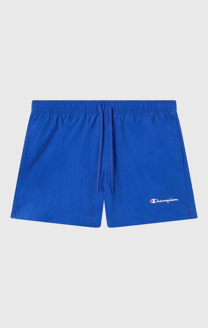 Pantaloneta de playa con logo pequeño