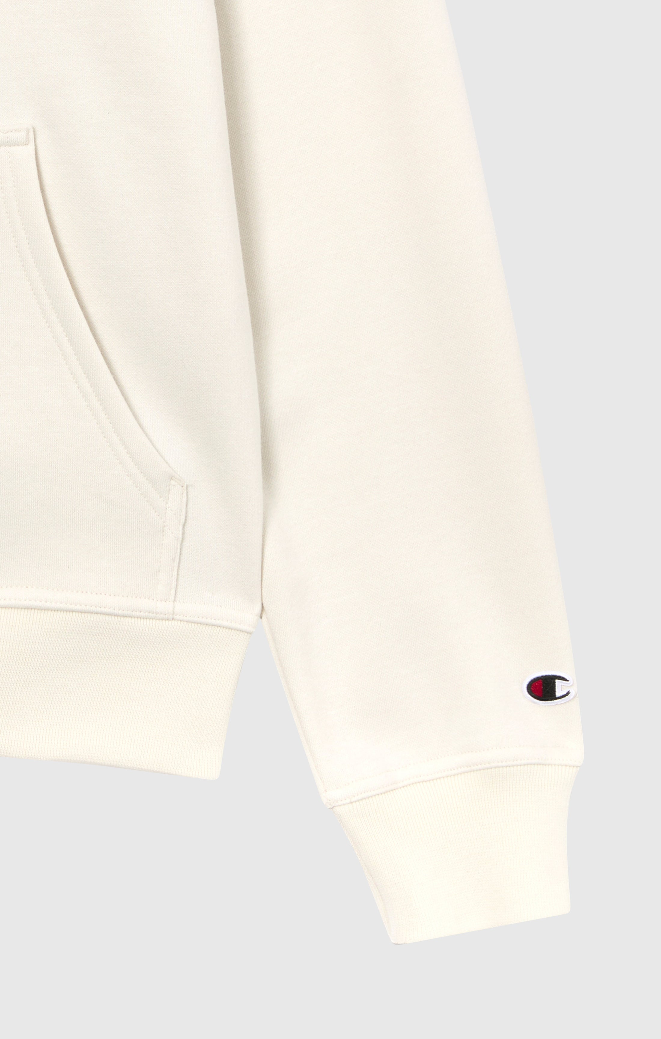 Men’s Fleece Hoodie with Big Embroidered Logo Icons