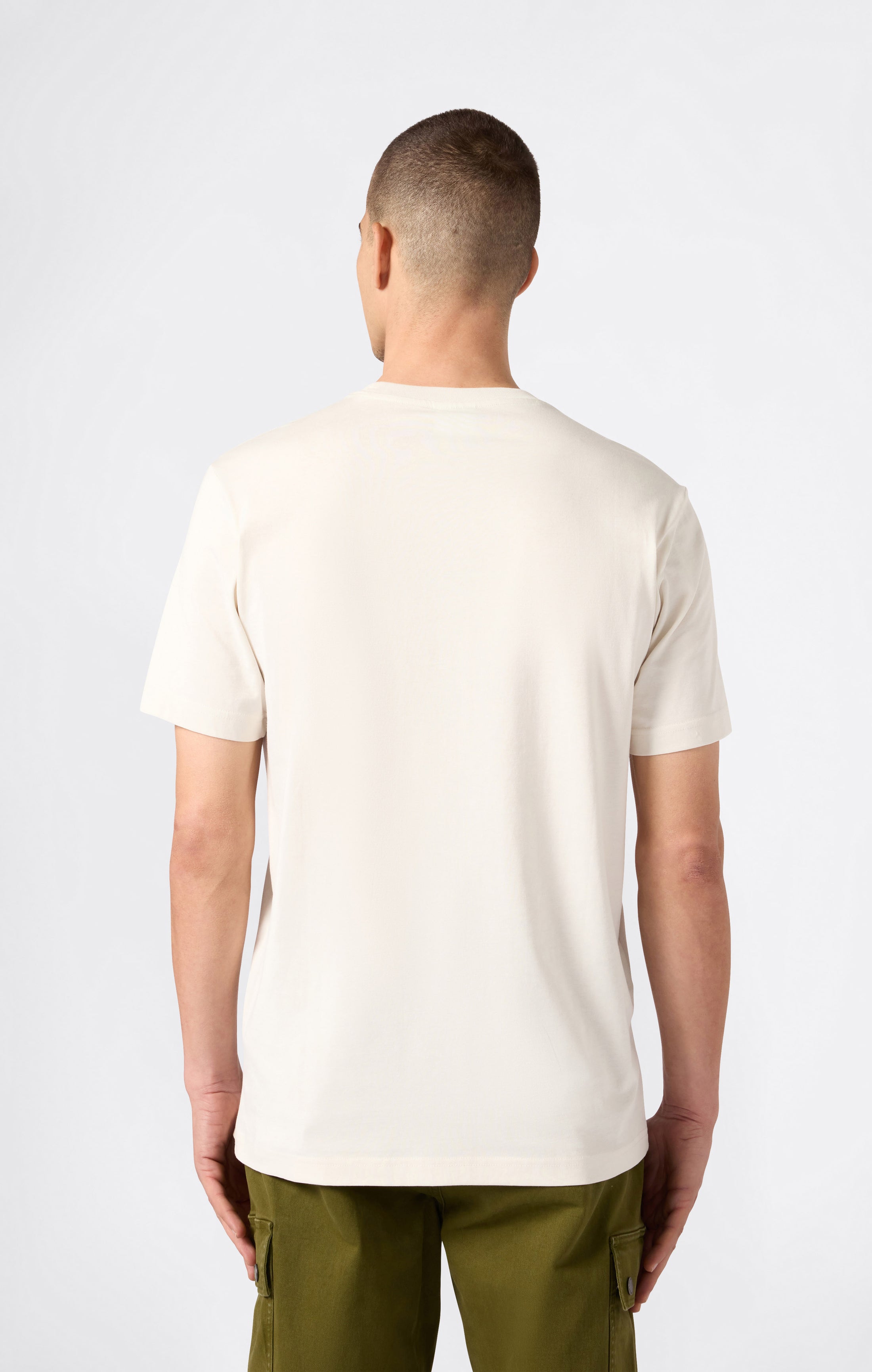 T-Shirt Uomo Con Logo Grande Ricamato Icons