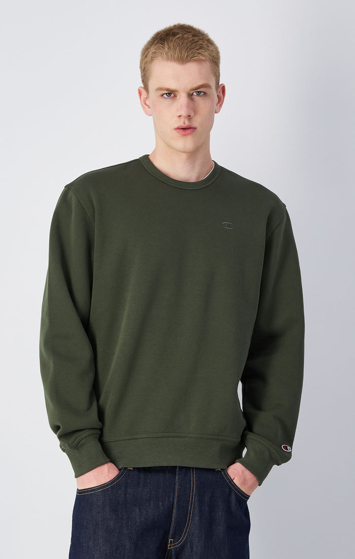 Sweatshirt aus Fleece-Stoff mit Ton-in-Ton C-Logo