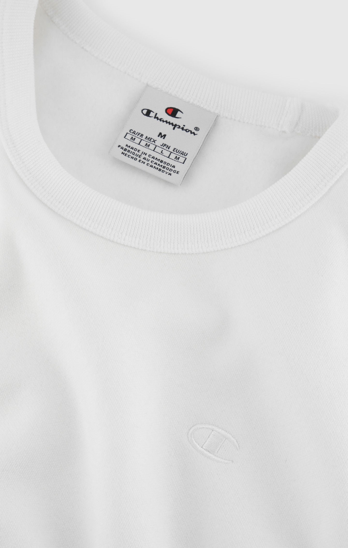 Sweatshirt aus Fleece-Stoff mit Ton-in-Ton C-Logo