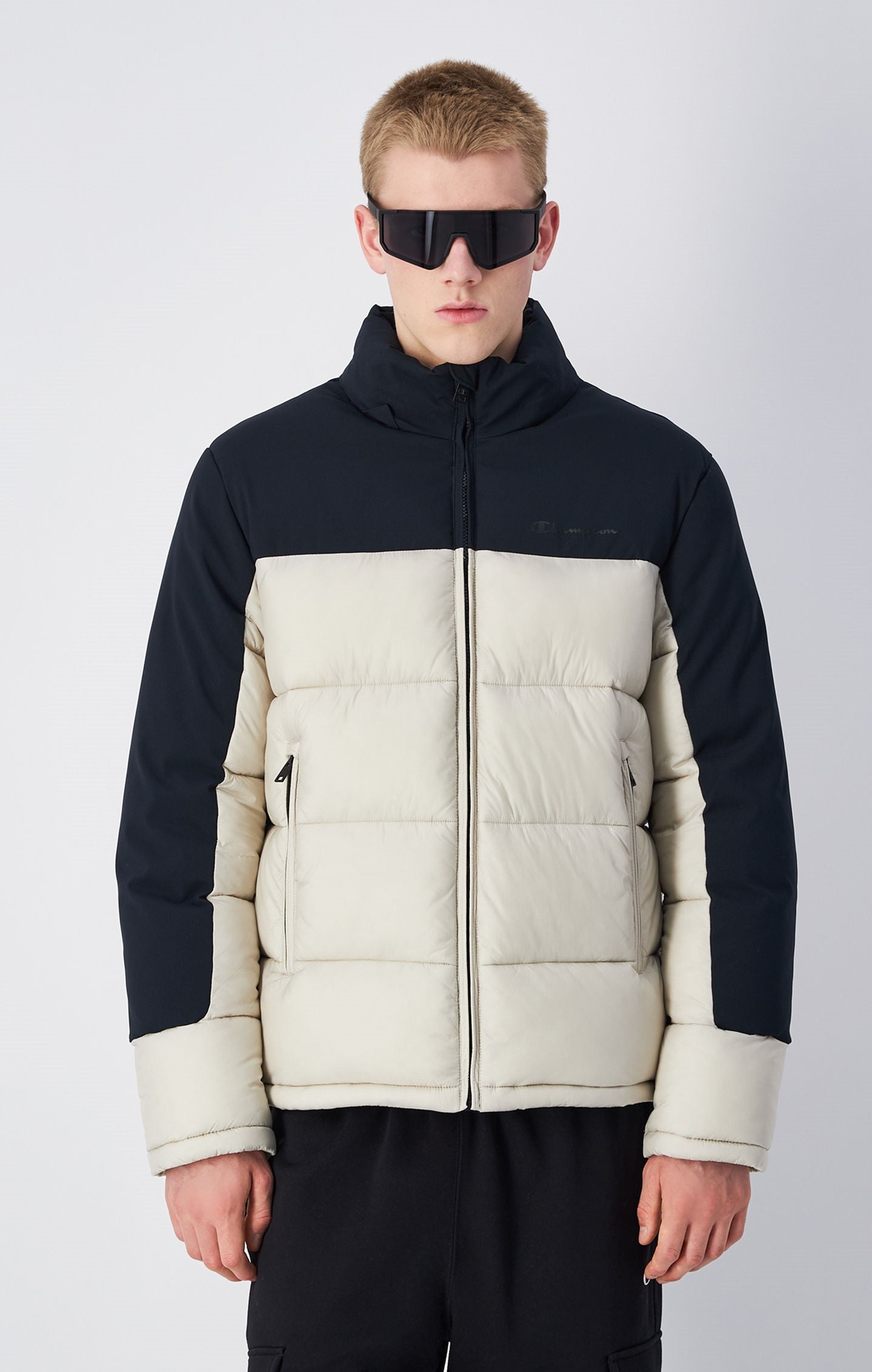 Mayoral Off White Padded Knit Vest Jacket main image 1