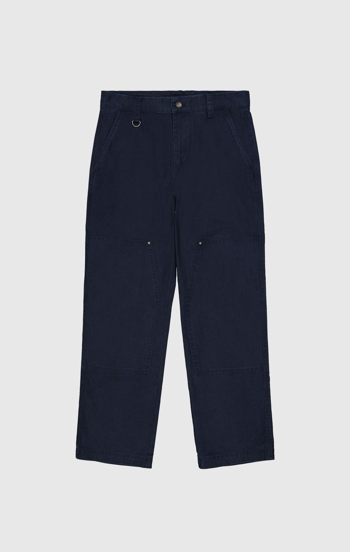 Washed Straight Leg Trousers
