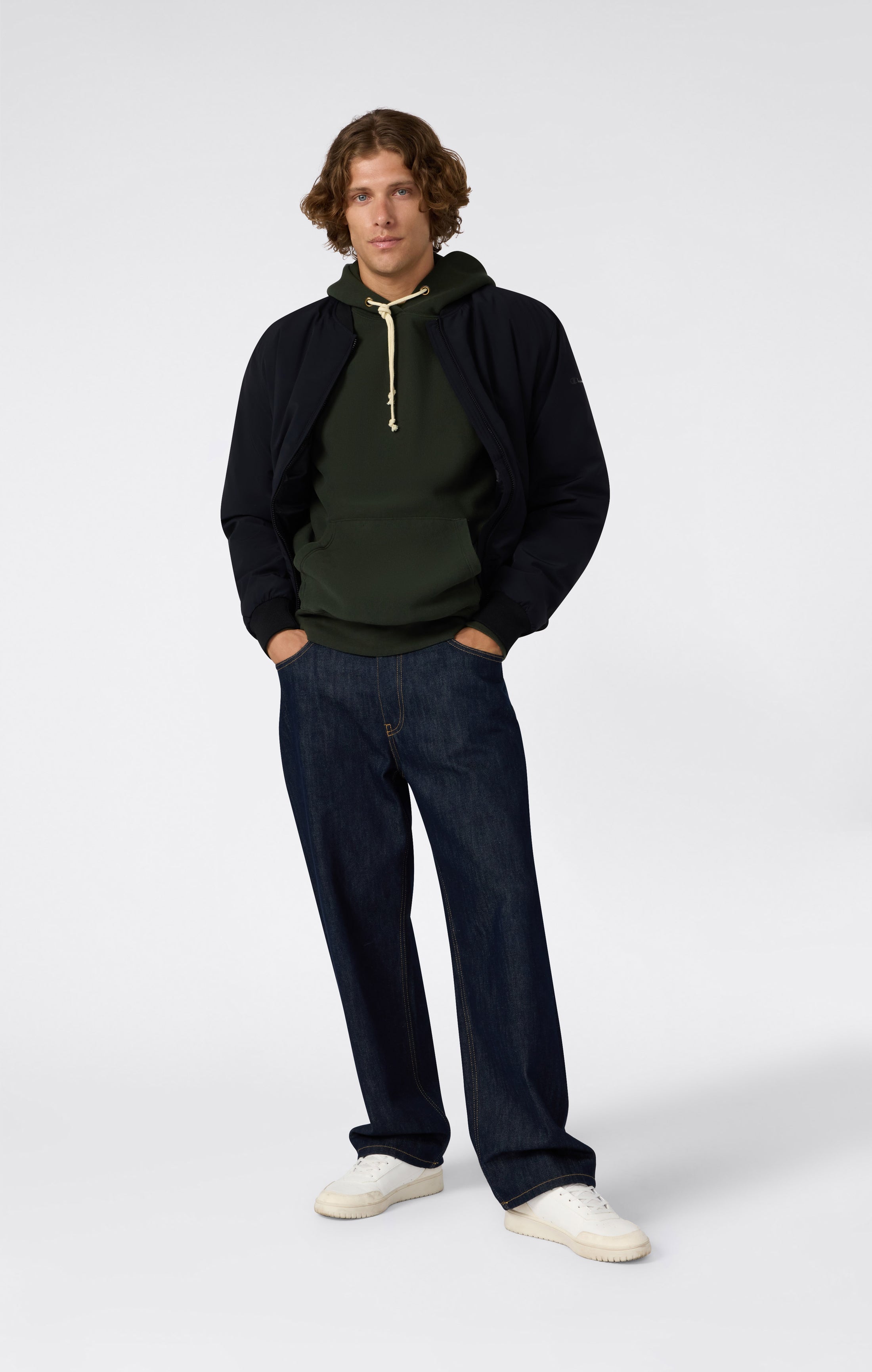 Reverse Weave Relaxed Hoodie