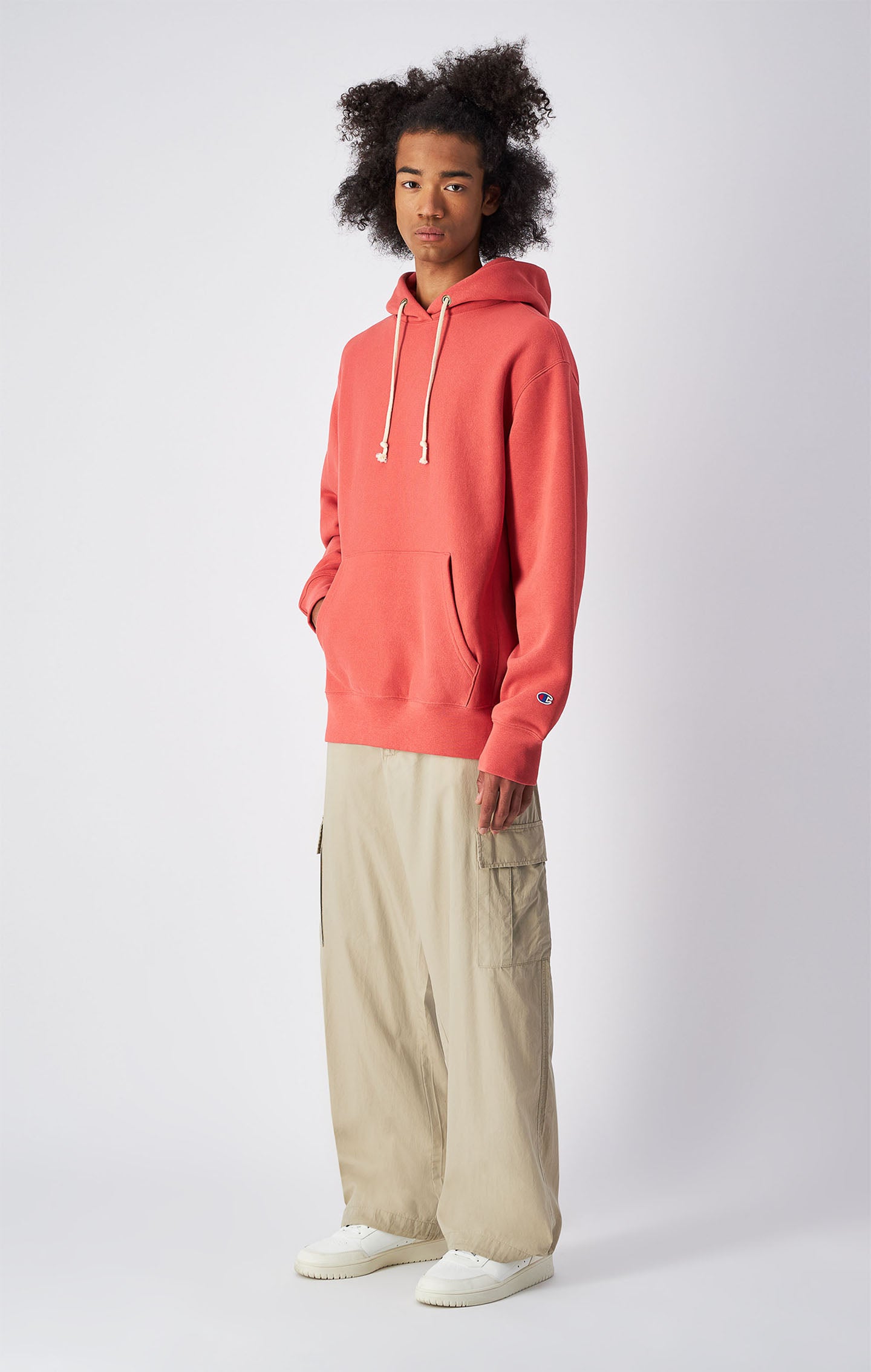 Hoodie Reverse Weave in Relaxed Fit