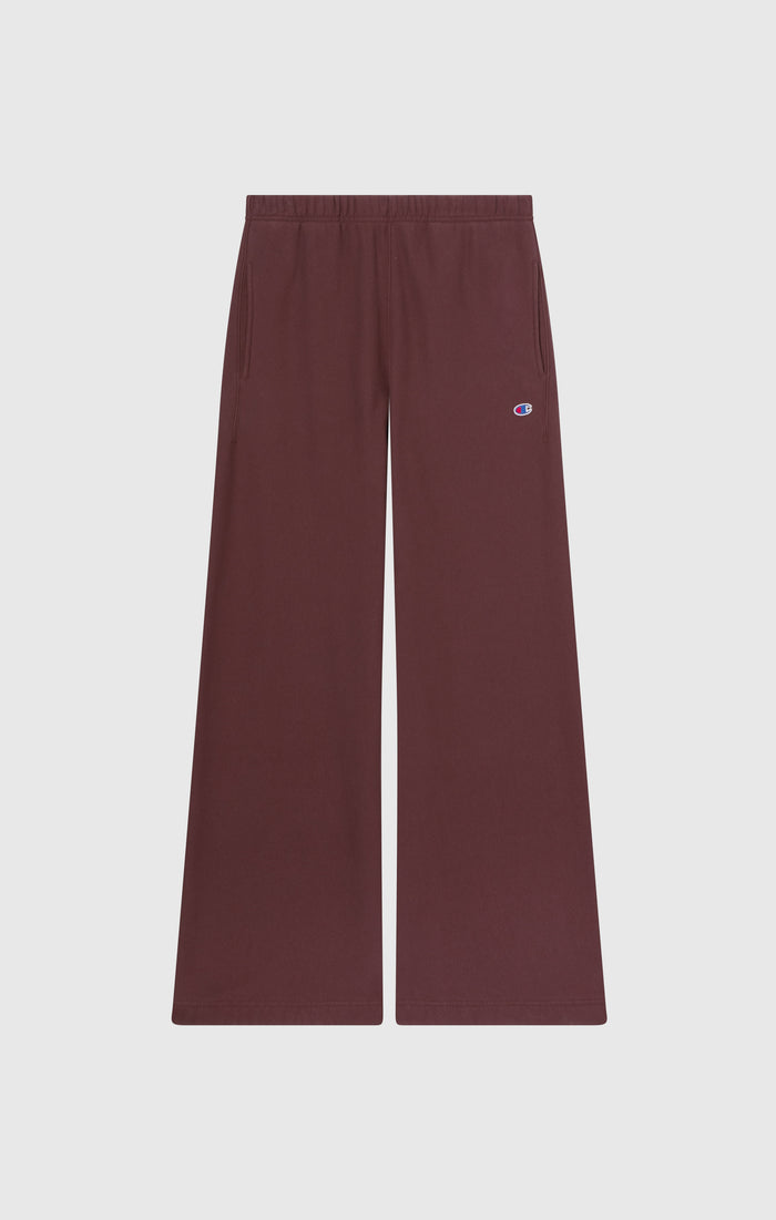 Reverse Weave Wide Leg Joggers