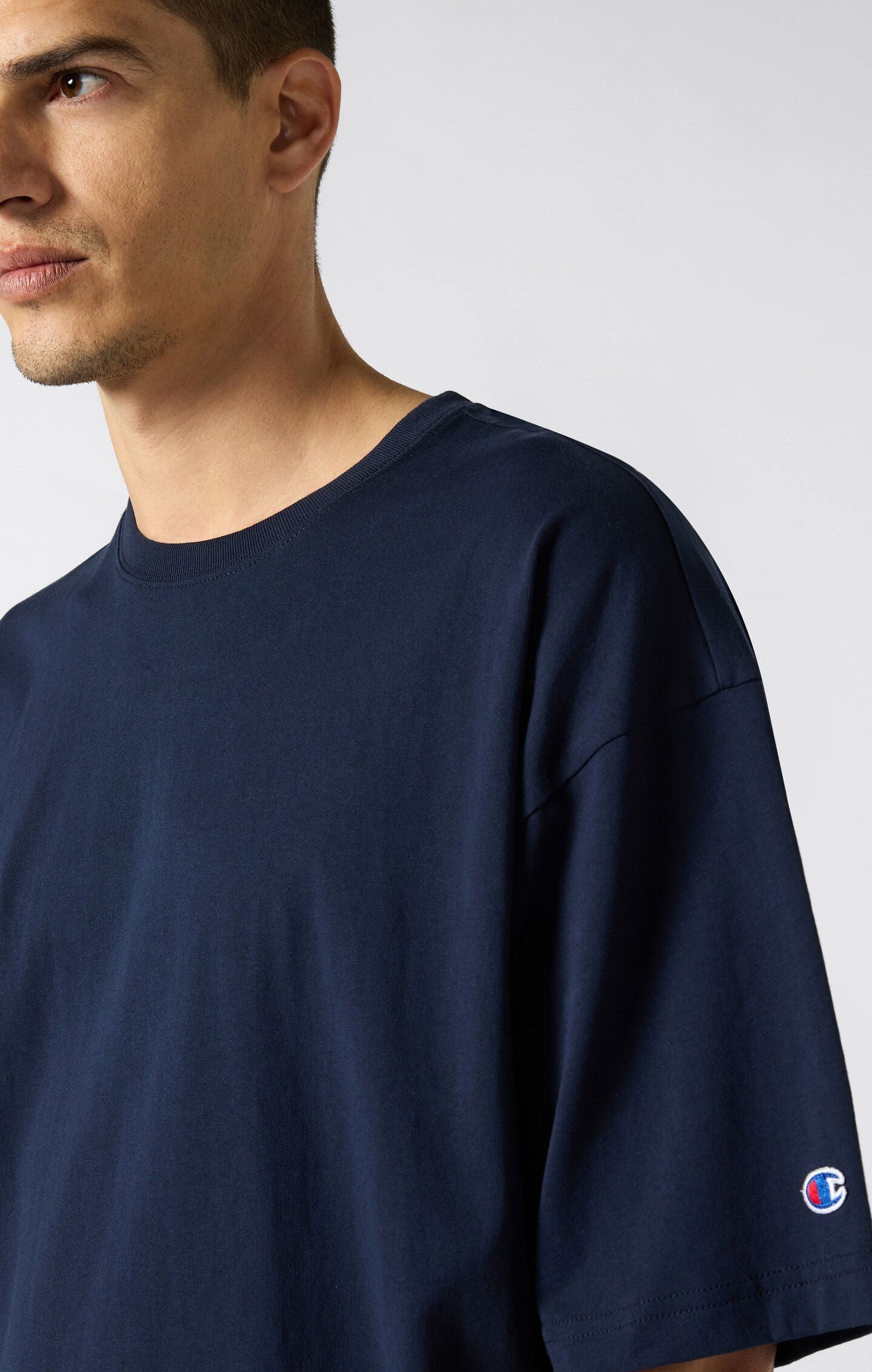 T-shirt Homme en Jersey de Coton Épais