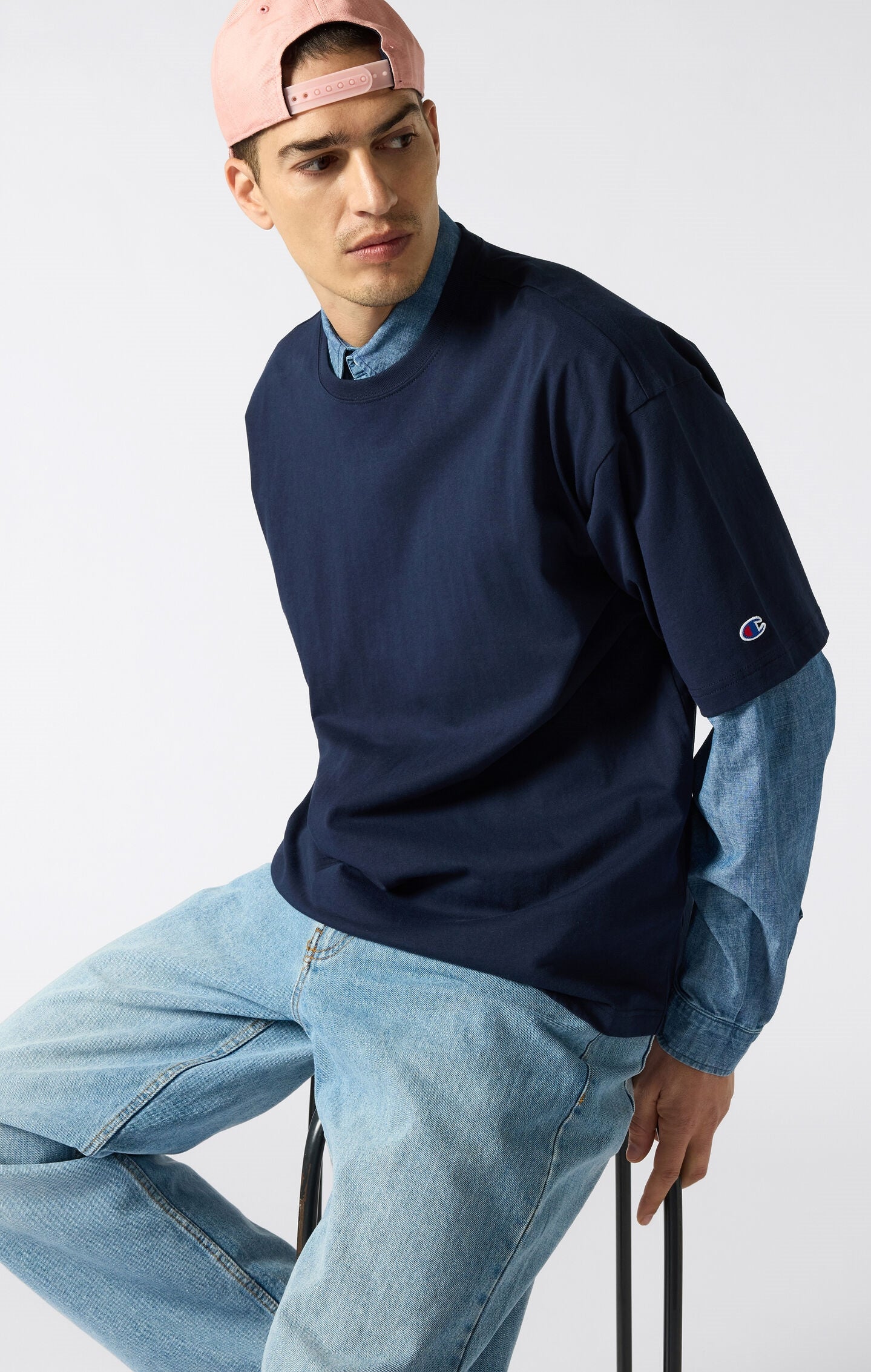 T-shirt Homme en Jersey de Coton Épais